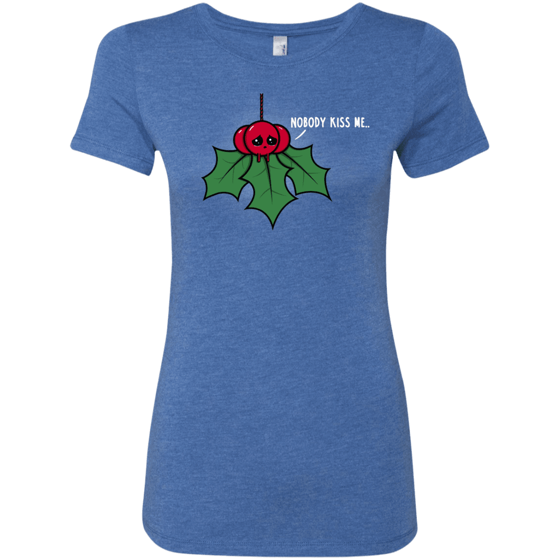 T-Shirts Vintage Royal / S Nobody Kiss Me Women's Triblend T-Shirt