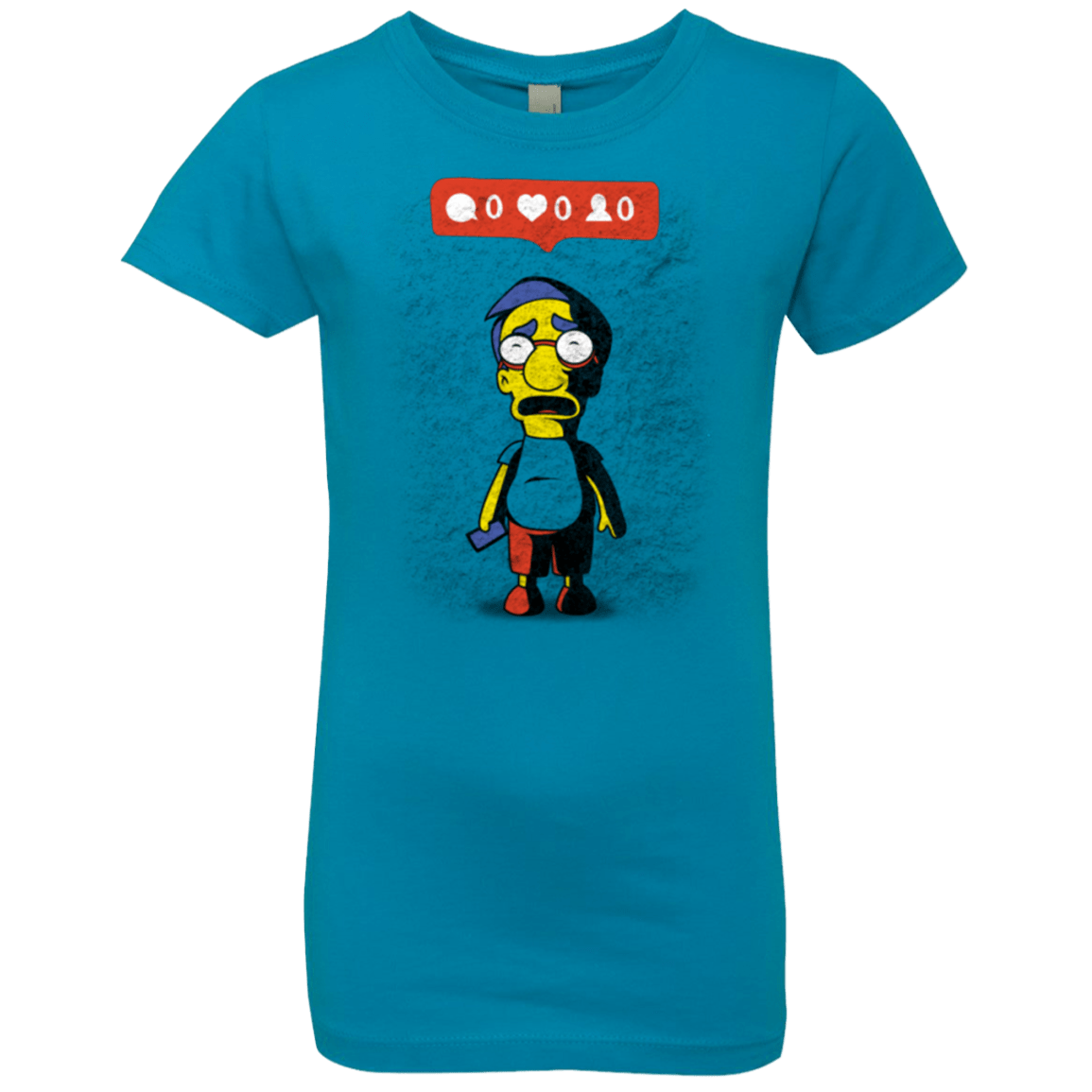 T-Shirts Turquoise / YXS Nobody Likes Him Girls Premium T-Shirt