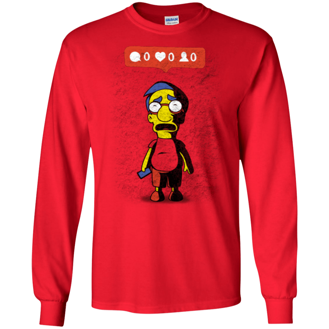 T-Shirts Red / S Nobody Likes Him Men's Long Sleeve T-Shirt