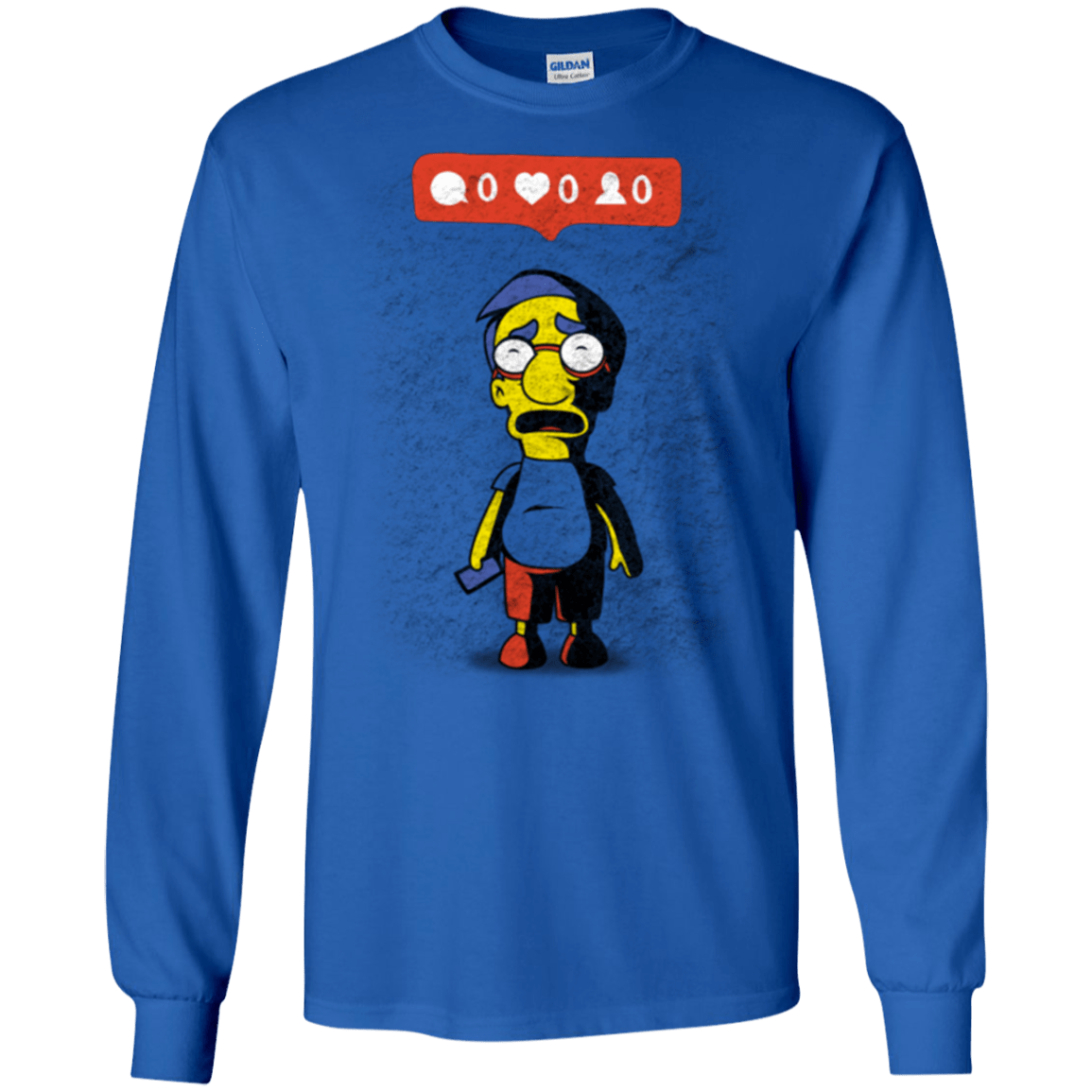 T-Shirts Royal / S Nobody Likes Him Men's Long Sleeve T-Shirt