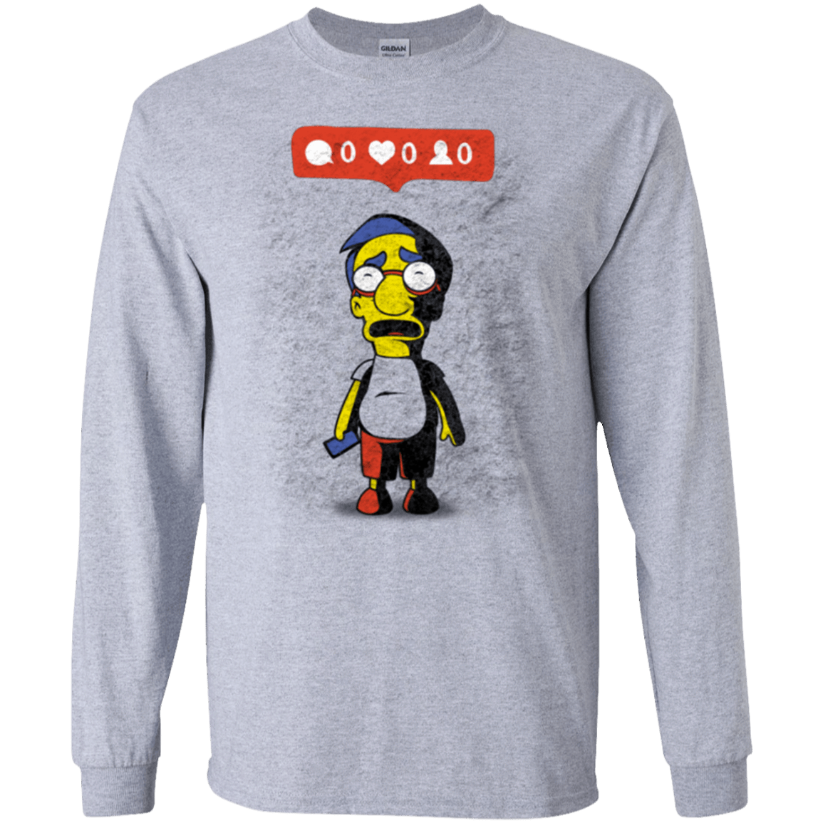 T-Shirts Sport Grey / S Nobody Likes Him Men's Long Sleeve T-Shirt