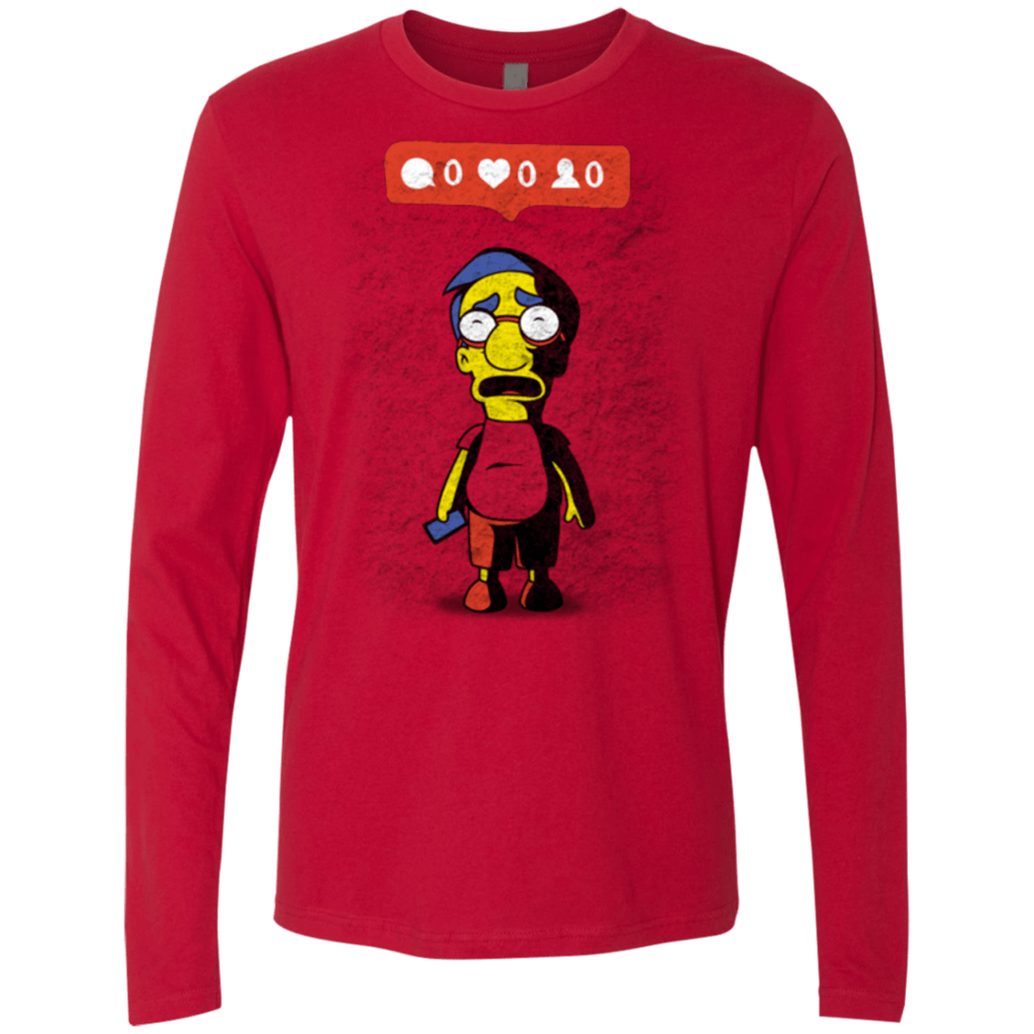 T-Shirts Red / S Nobody Likes Him Men's Premium Long Sleeve