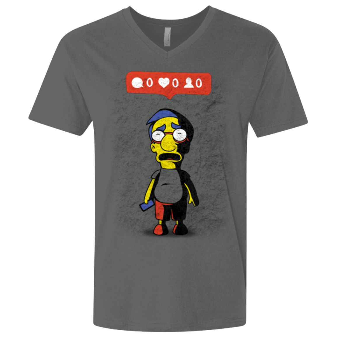 T-Shirts Heavy Metal / X-Small Nobody Likes Him Men's Premium V-Neck