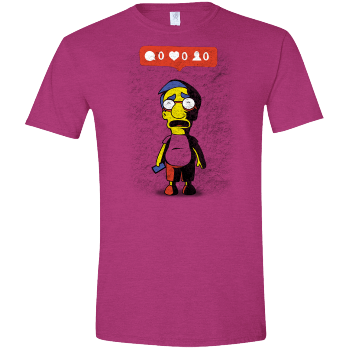 T-Shirts Antique Heliconia / S Nobody Likes Him Men's Semi-Fitted Softstyle