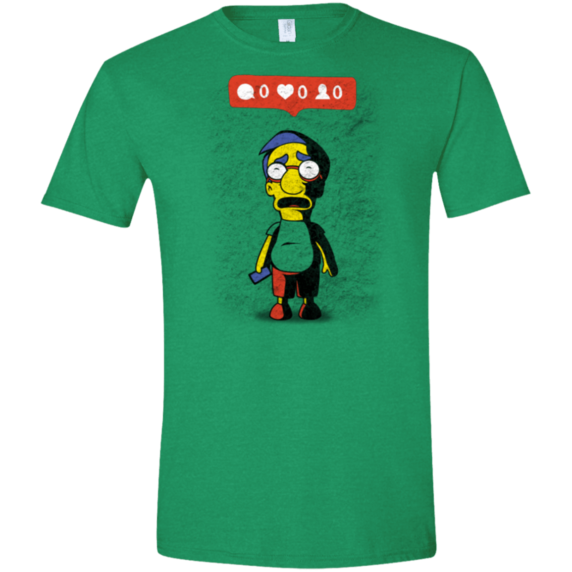 T-Shirts Heather Irish Green / S Nobody Likes Him Men's Semi-Fitted Softstyle
