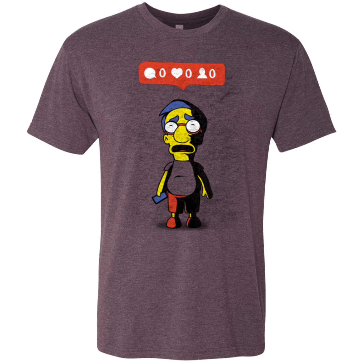 T-Shirts Vintage Purple / S Nobody Likes Him Men's Triblend T-Shirt