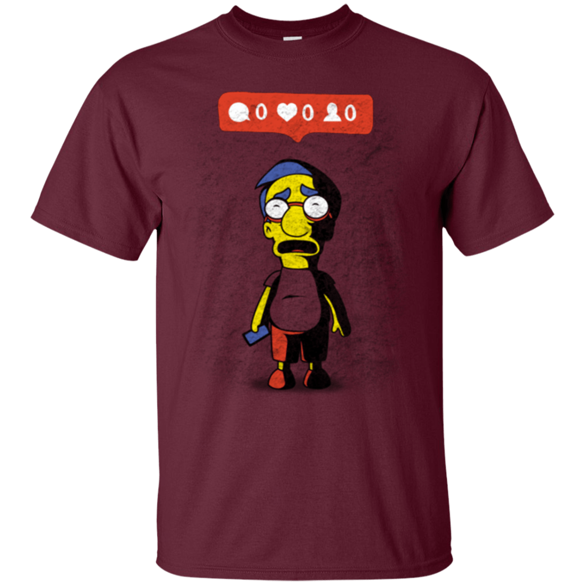 T-Shirts Maroon / S Nobody Likes Him T-Shirt