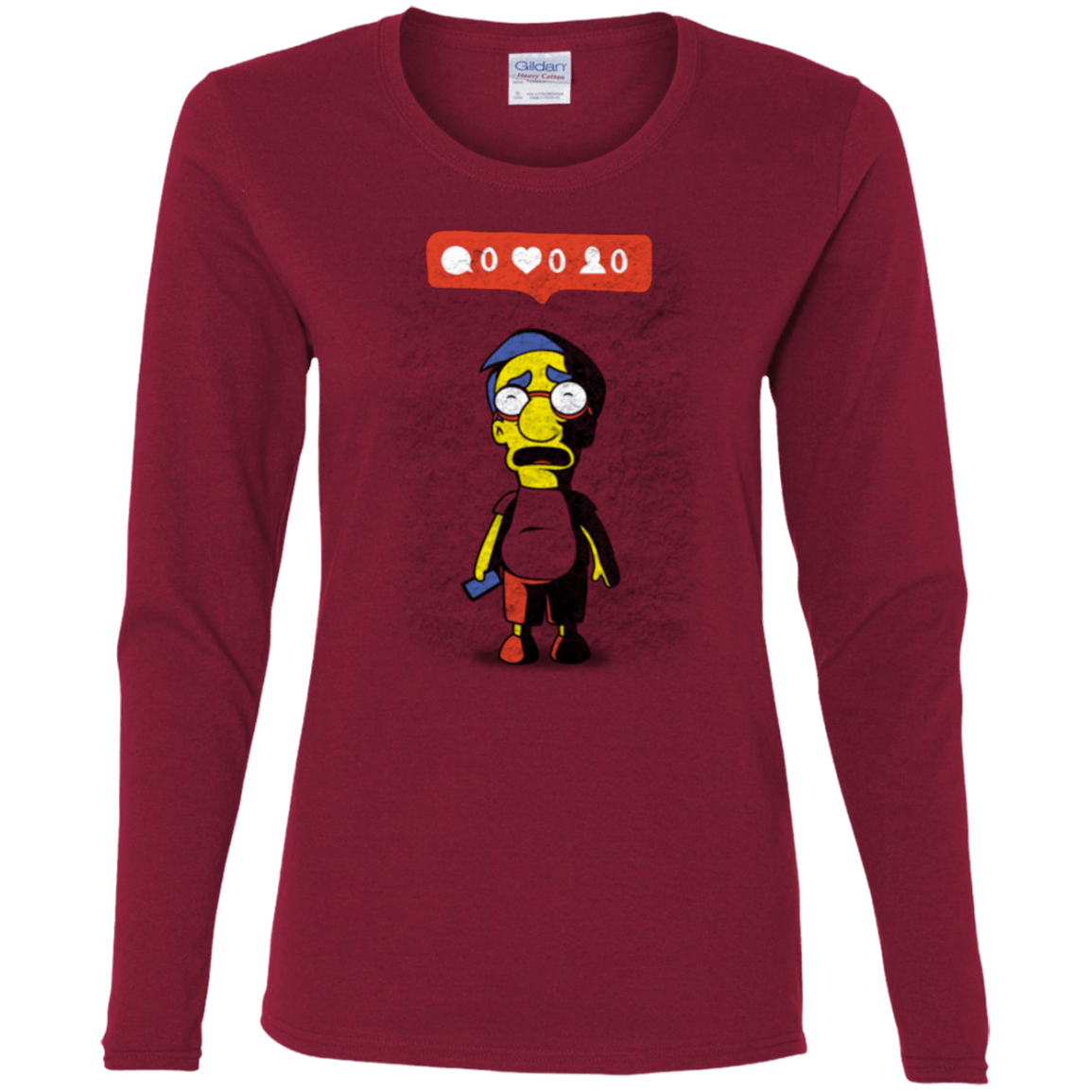 T-Shirts Cardinal / S Nobody Likes Him Women's Long Sleeve T-Shirt