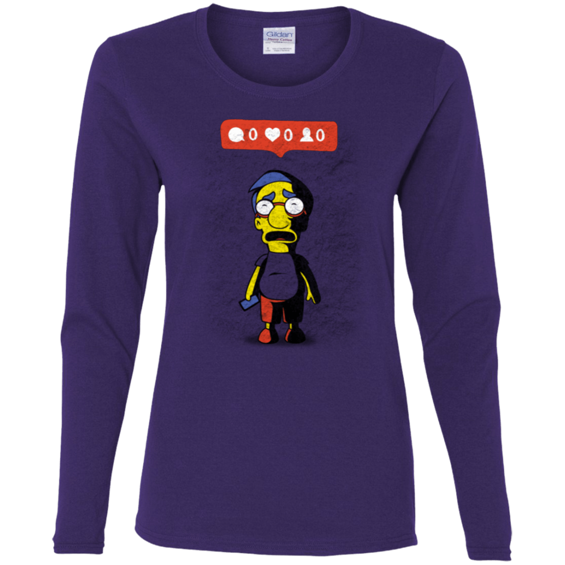 T-Shirts Purple / S Nobody Likes Him Women's Long Sleeve T-Shirt