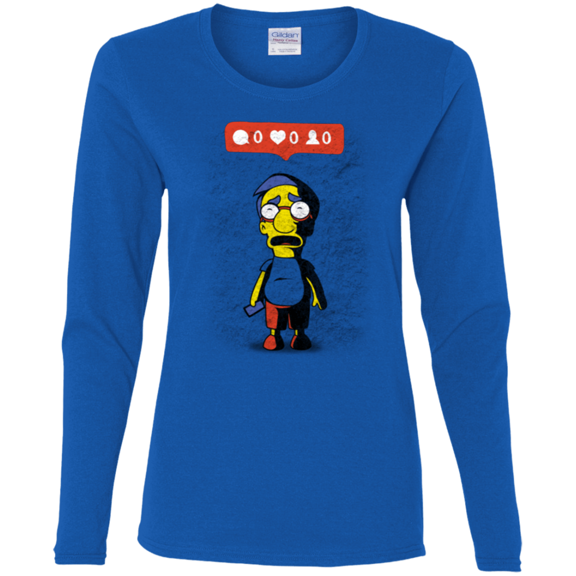 T-Shirts Royal / S Nobody Likes Him Women's Long Sleeve T-Shirt