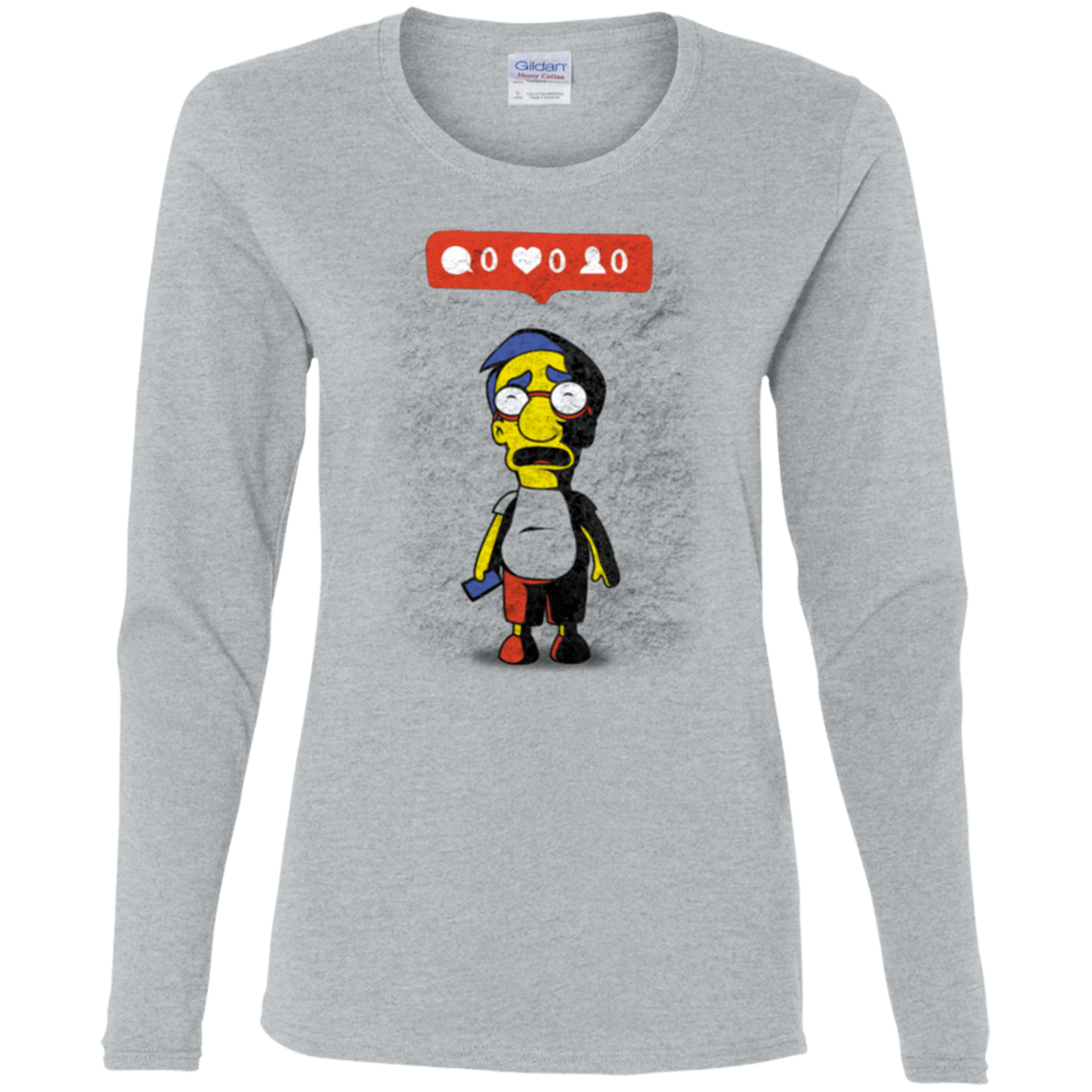 T-Shirts Sport Grey / S Nobody Likes Him Women's Long Sleeve T-Shirt