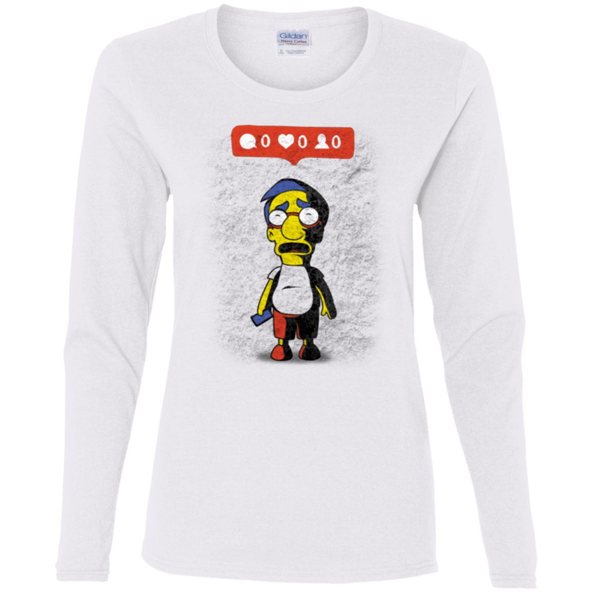 T-Shirts White / S Nobody Likes Him Women's Long Sleeve T-Shirt