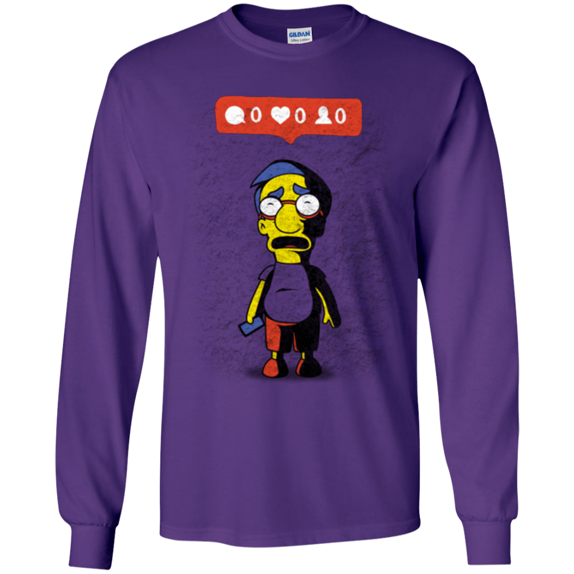 T-Shirts Purple / YS Nobody Likes Him Youth Long Sleeve T-Shirt