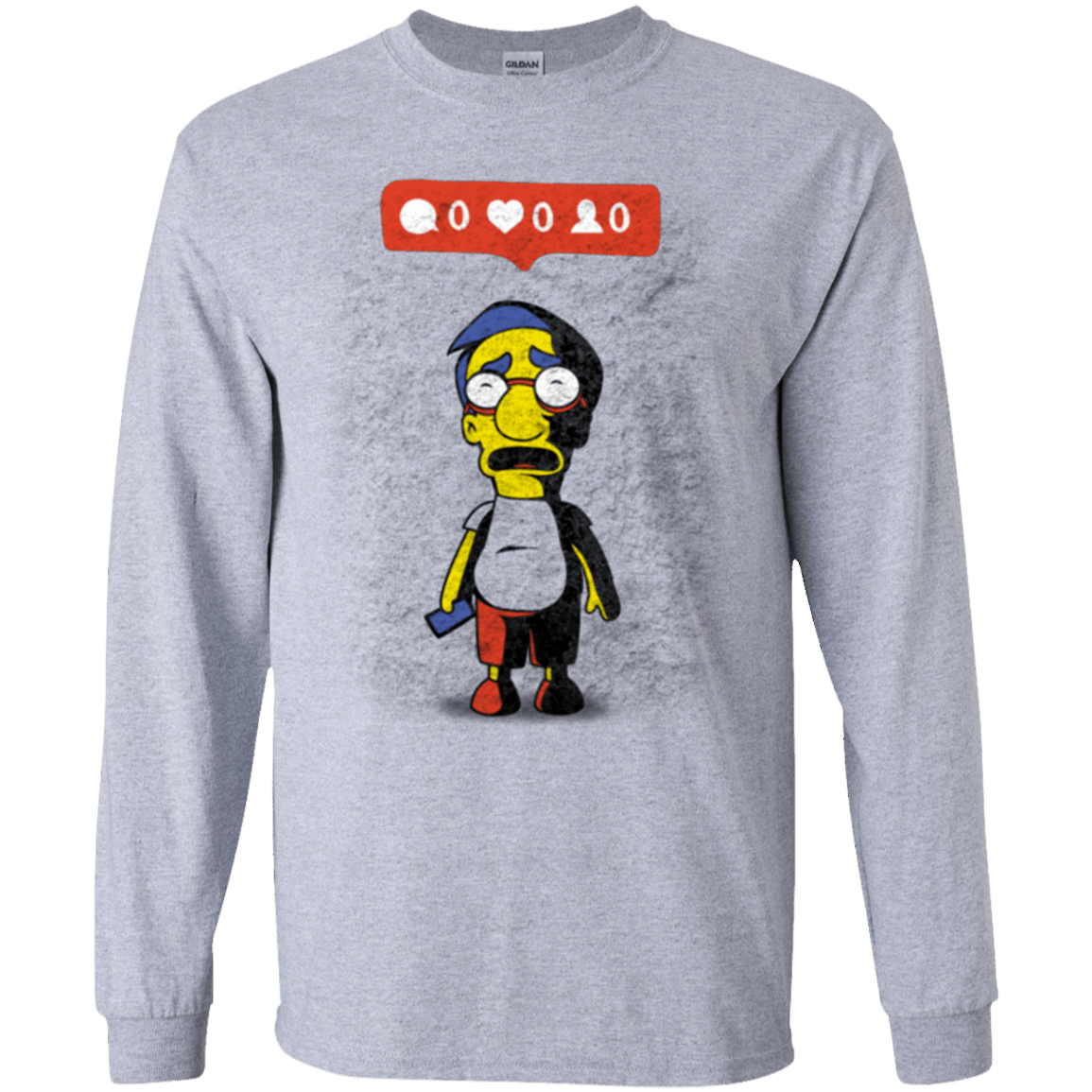 T-Shirts Sport Grey / YS Nobody Likes Him Youth Long Sleeve T-Shirt