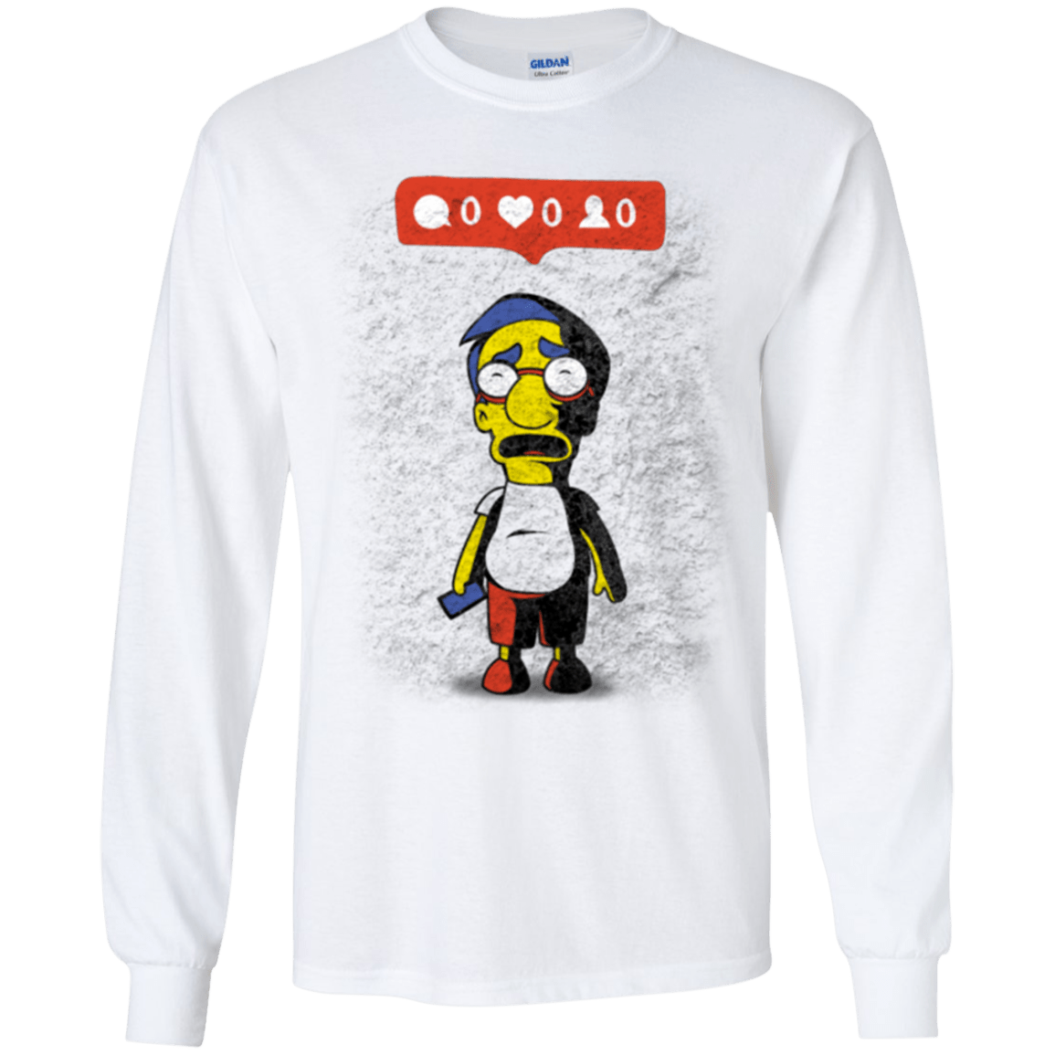 T-Shirts White / YS Nobody Likes Him Youth Long Sleeve T-Shirt