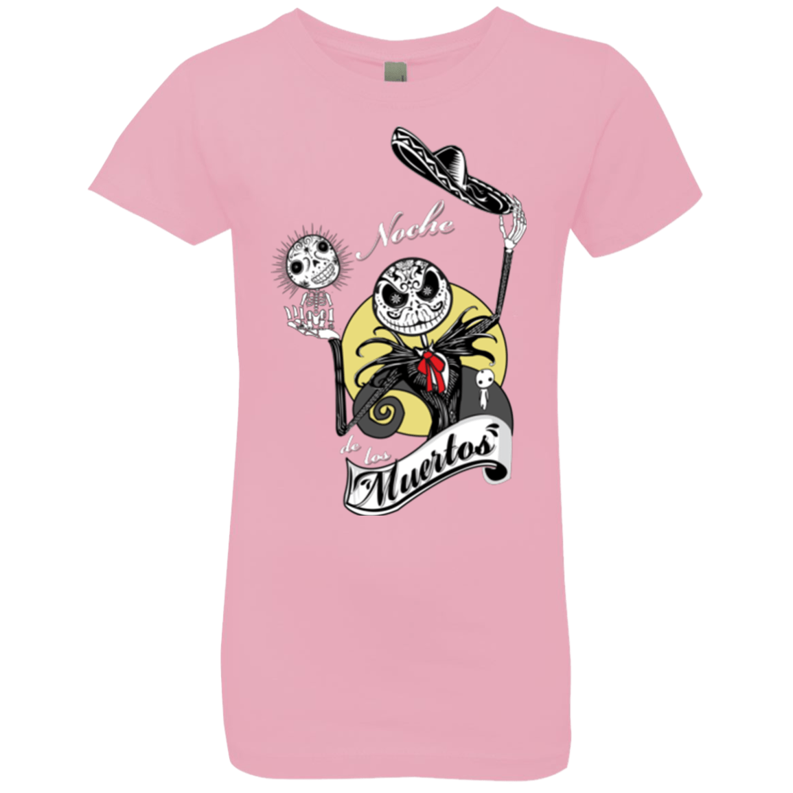 T-Shirts Light Pink / YXS Noche de los Muertos Girls Premium T-Shirt