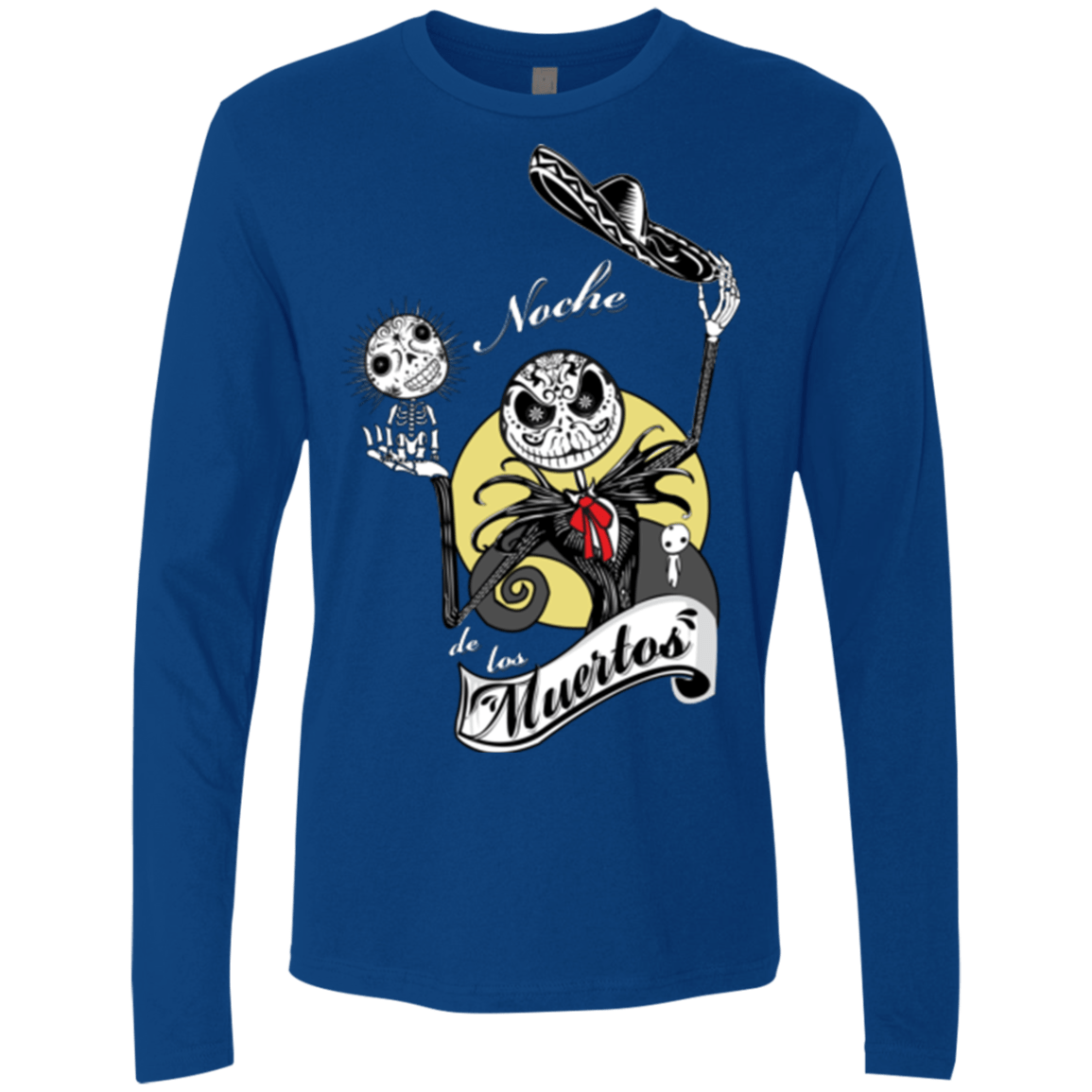 T-Shirts Royal / Small Noche de los Muertos Men's Premium Long Sleeve