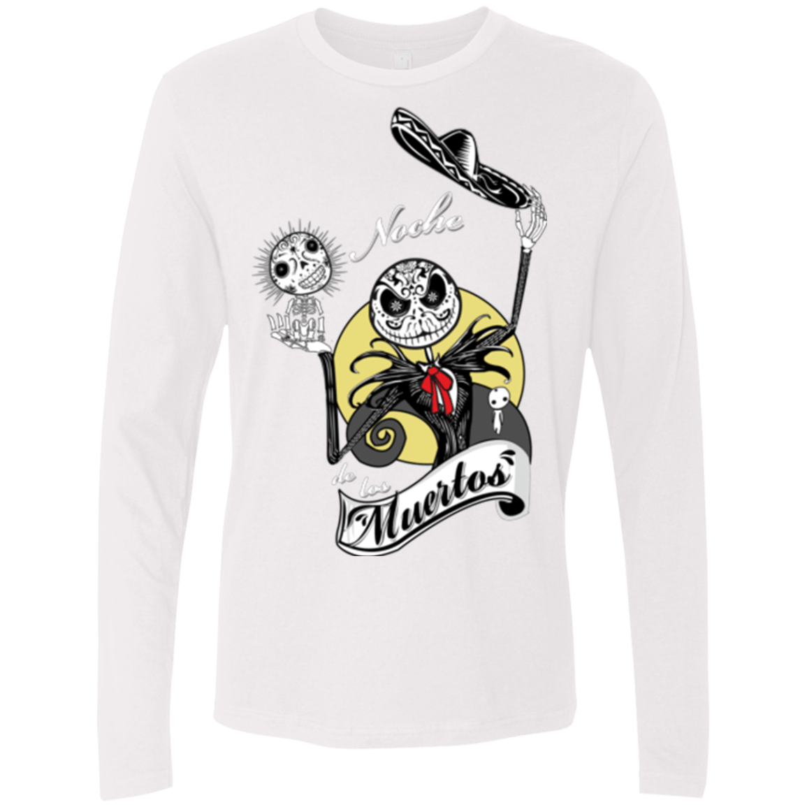 T-Shirts White / Small Noche de los Muertos Men's Premium Long Sleeve