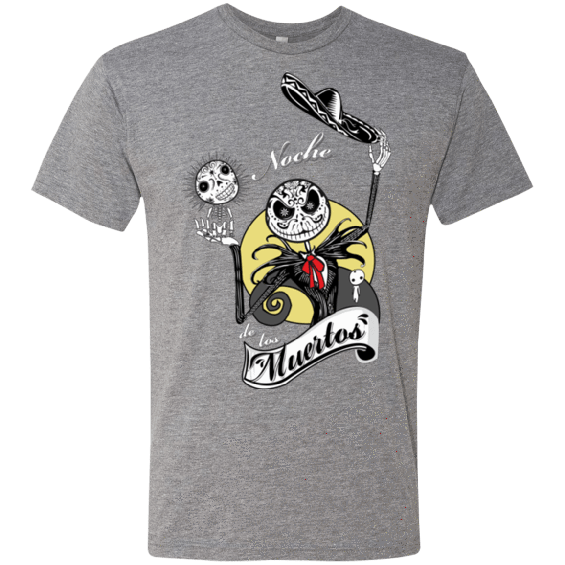 T-Shirts Premium Heather / Small Noche de los Muertos Men's Triblend T-Shirt