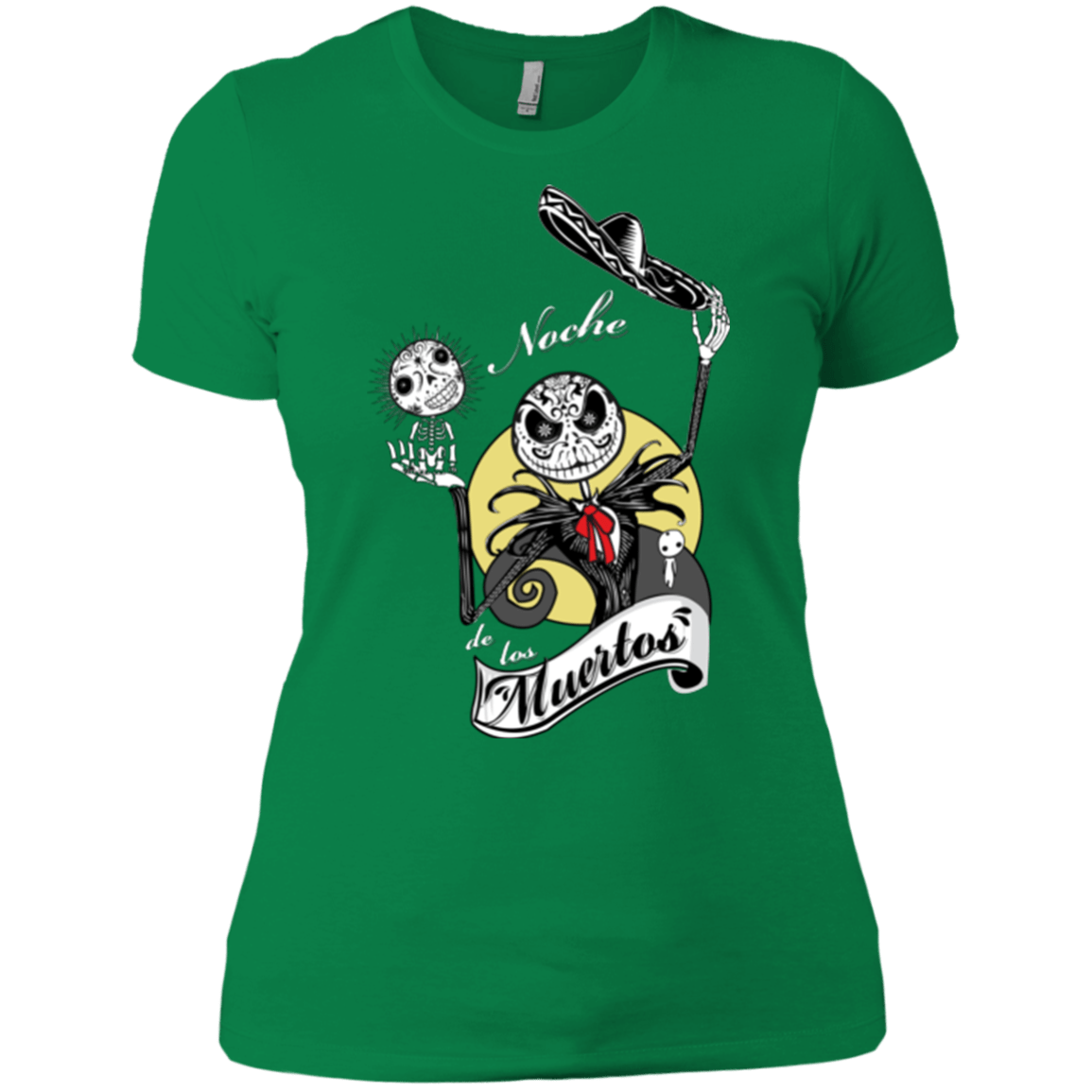 T-Shirts Kelly Green / X-Small Noche de los Muertos Women's Premium T-Shirt