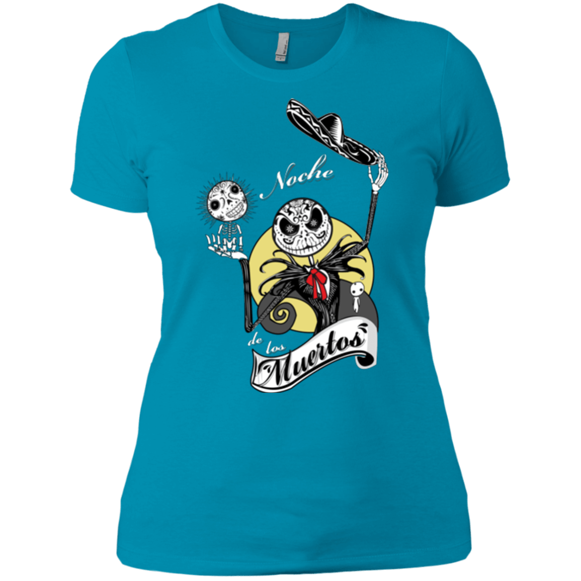 T-Shirts Turquoise / X-Small Noche de los Muertos Women's Premium T-Shirt