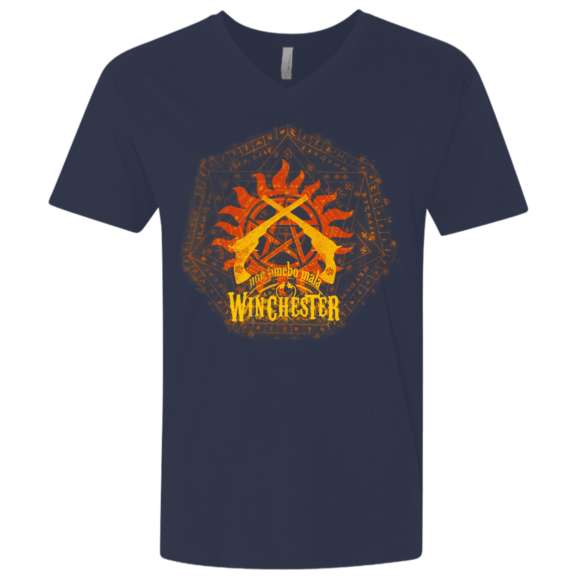 T-Shirts Midnight Navy / X-Small Non Timebo Mala Men's Premium V-Neck