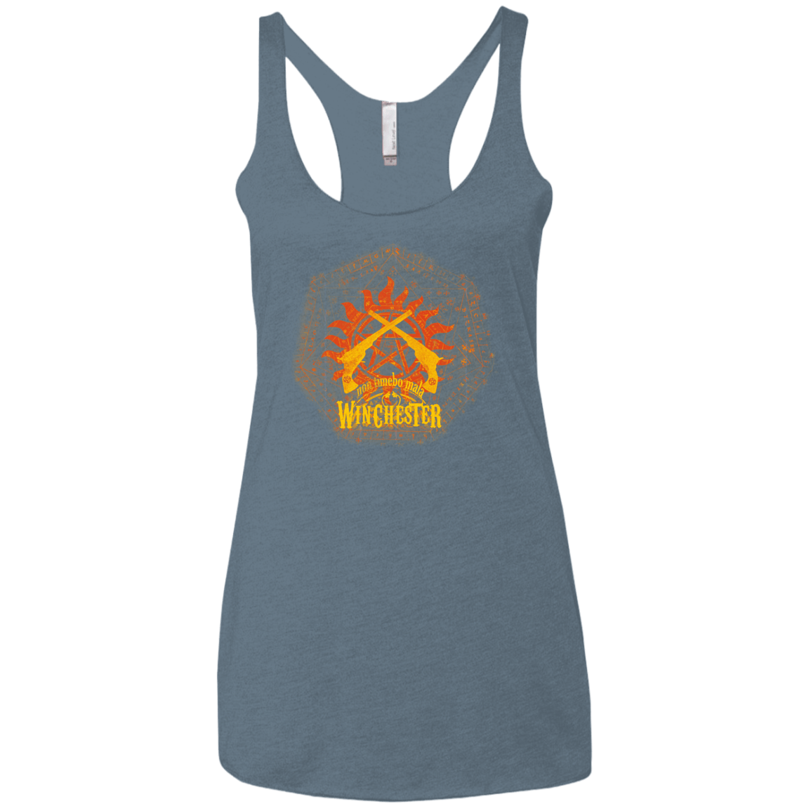 Non Timebo Mala Women's Triblend Racerback Tank