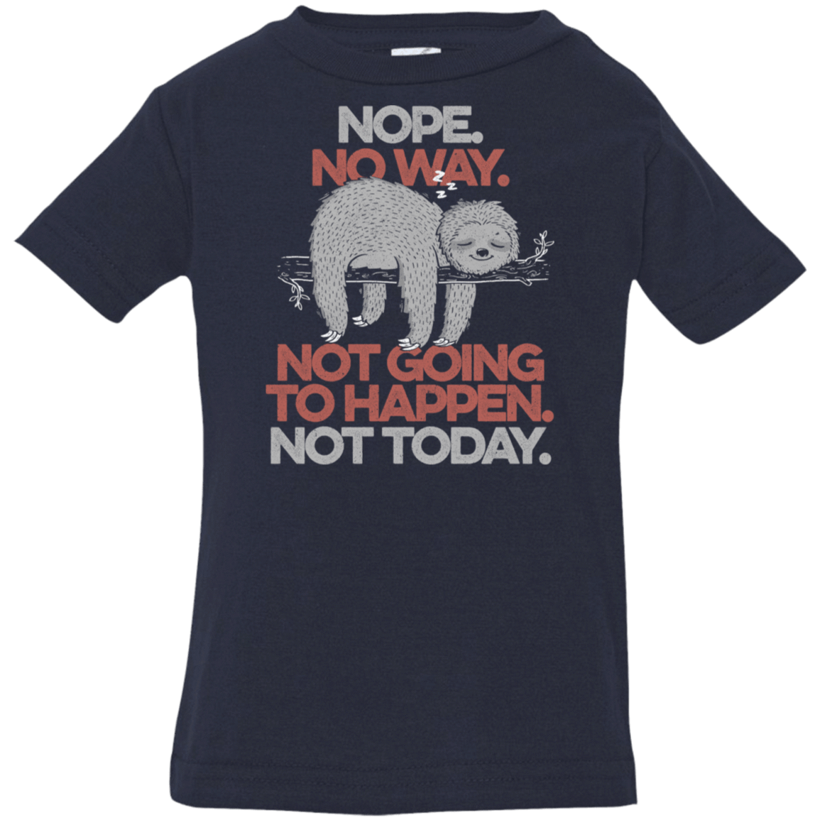 T-Shirts Navy / 6 Months Nope No Way Infant Premium T-Shirt