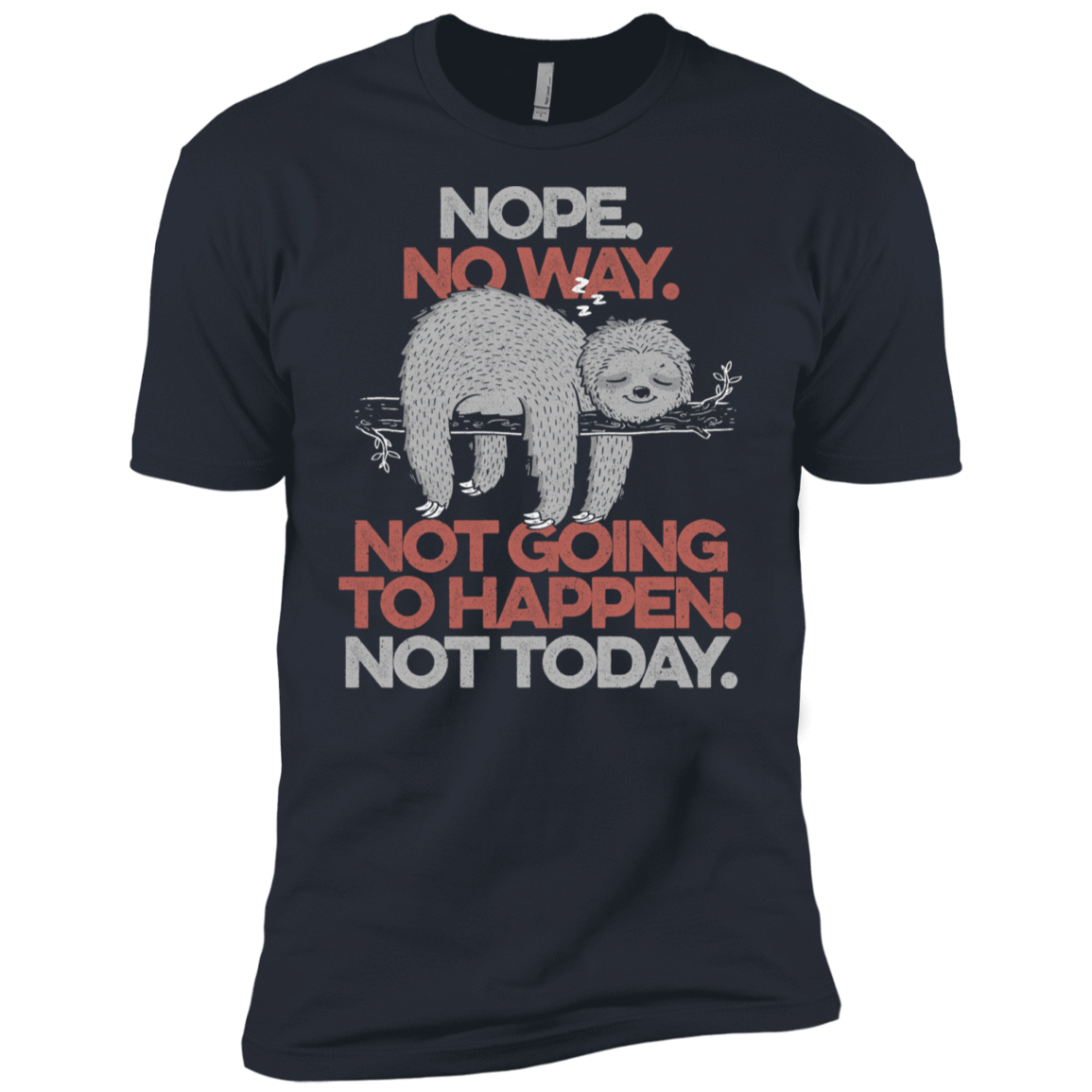 T-Shirts Indigo / X-Small Nope No Way Men's Premium T-Shirt