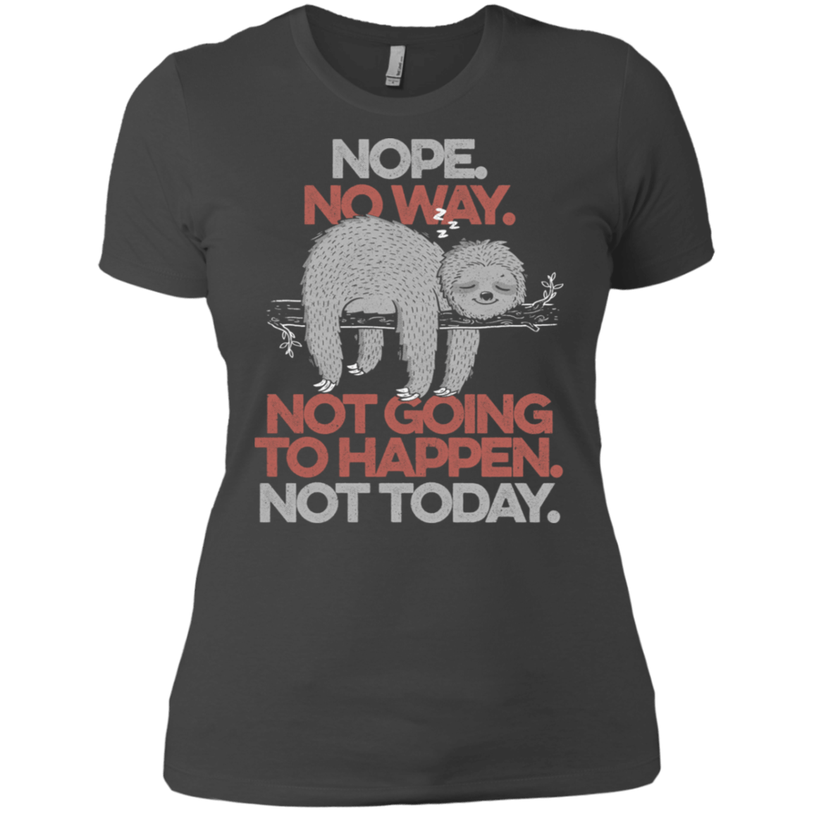 T-Shirts Heavy Metal / X-Small Nope No Way Women's Premium T-Shirt