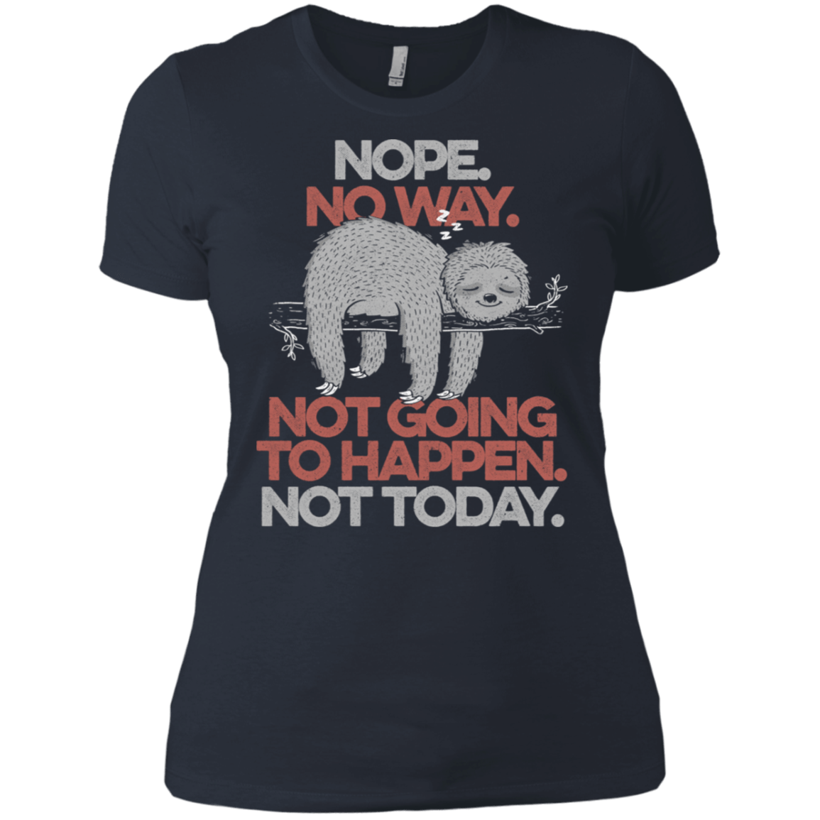 T-Shirts Indigo / X-Small Nope No Way Women's Premium T-Shirt
