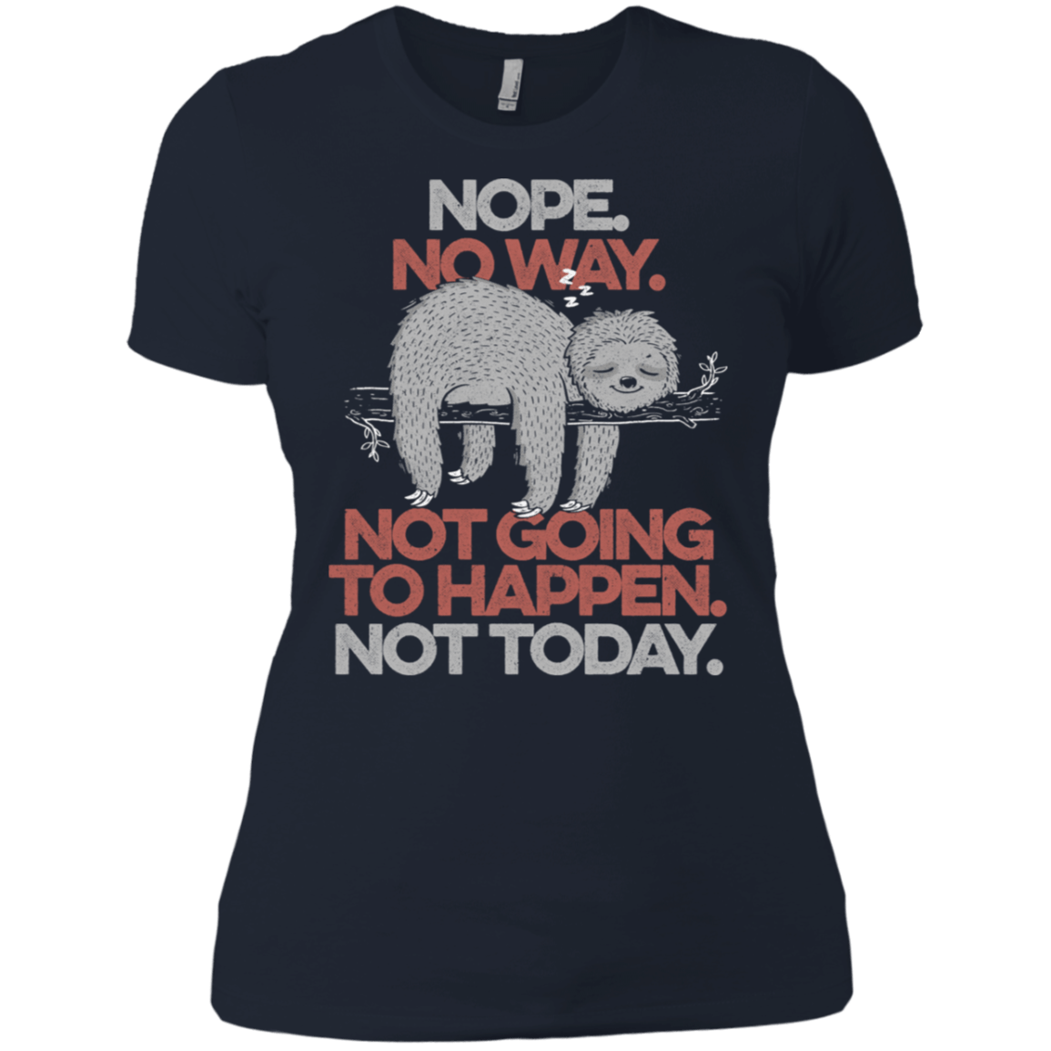 T-Shirts Midnight Navy / X-Small Nope No Way Women's Premium T-Shirt
