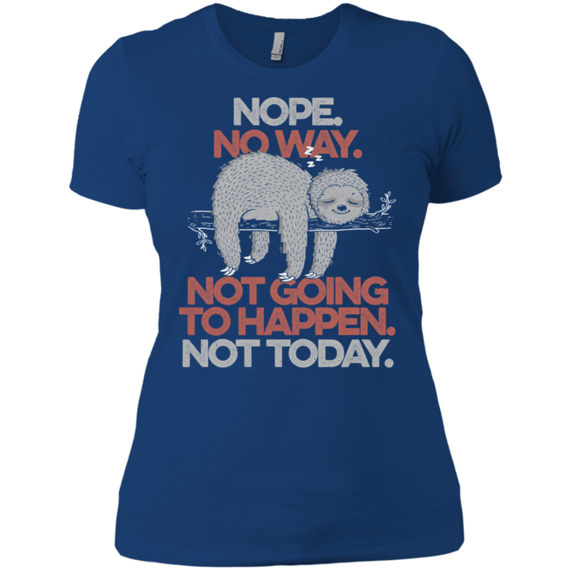 T-Shirts Royal / X-Small Nope No Way Women's Premium T-Shirt