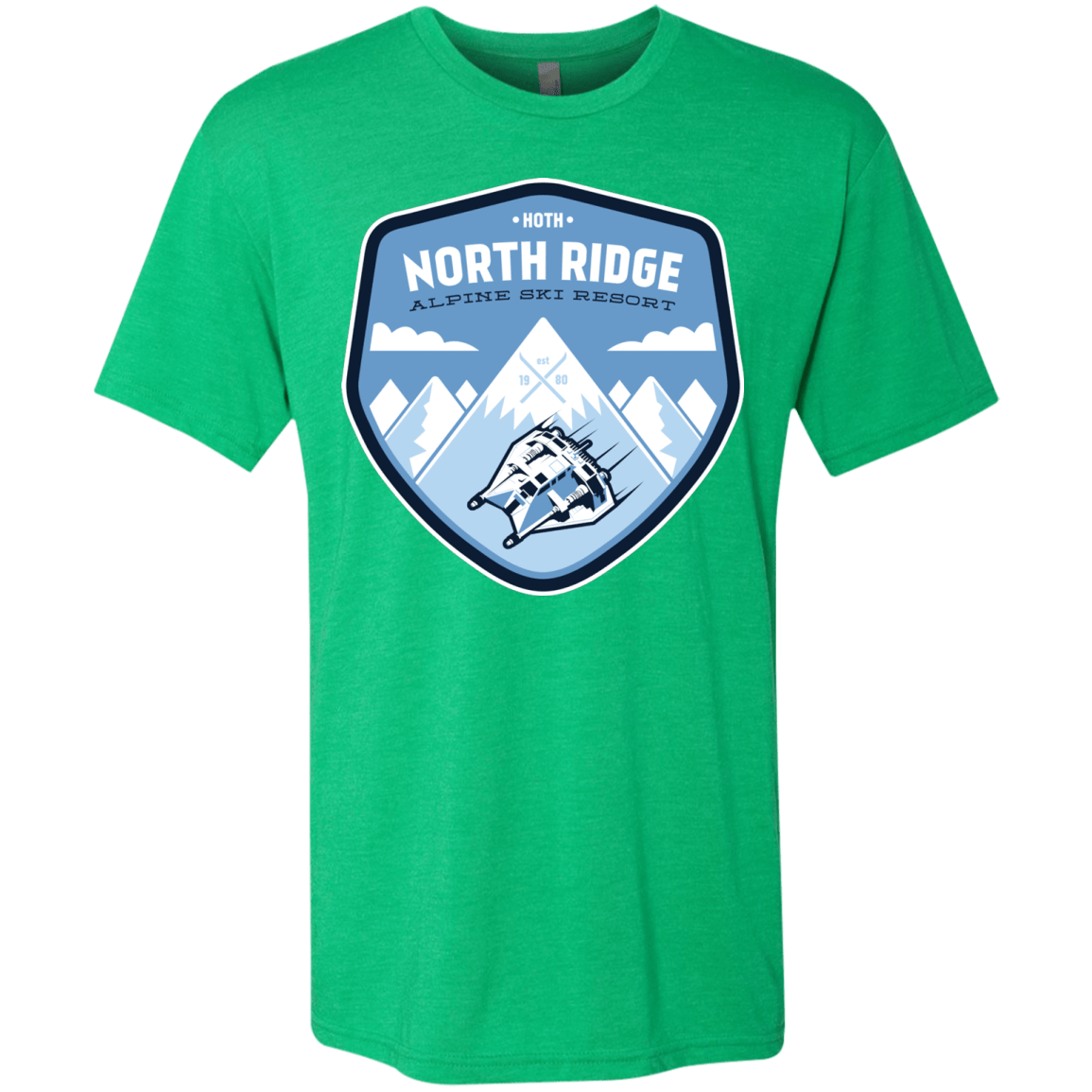 T-Shirts Envy / Small North Ridge Ski Resort Men's Triblend T-Shirt