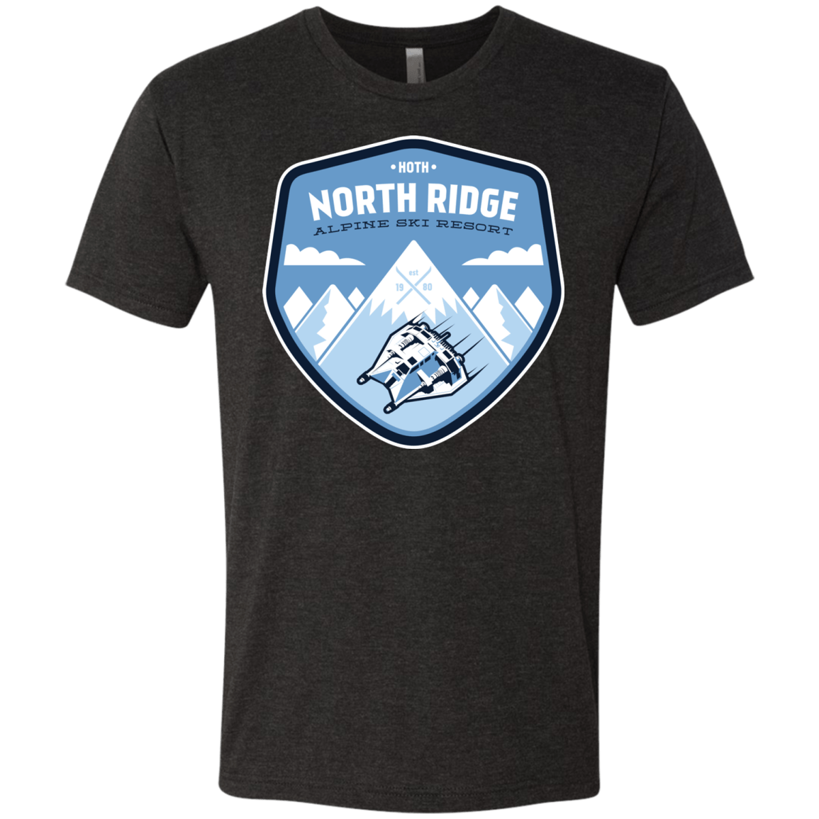 T-Shirts Vintage Black / Small North Ridge Ski Resort Men's Triblend T-Shirt