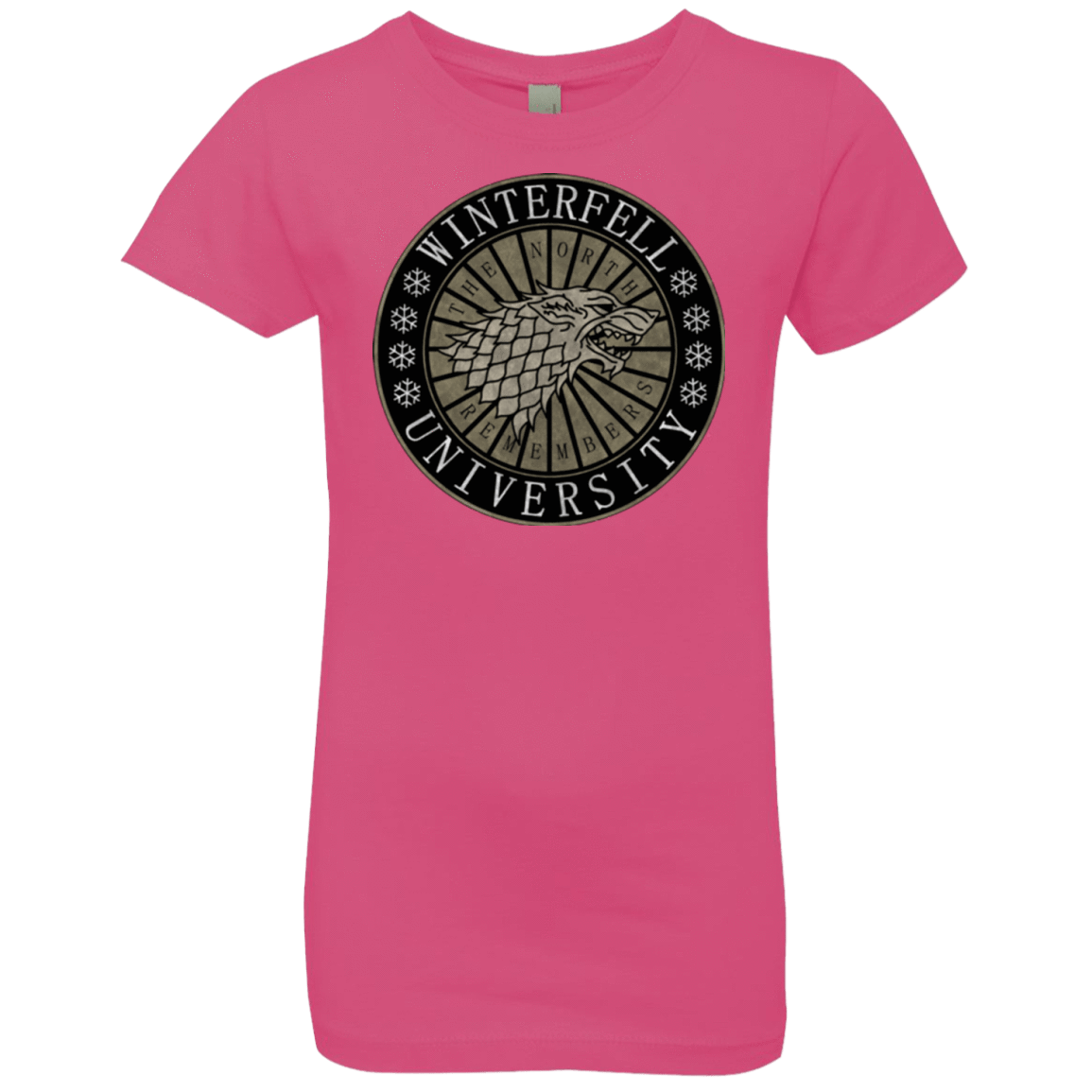T-Shirts Hot Pink / YXS North university Girls Premium T-Shirt