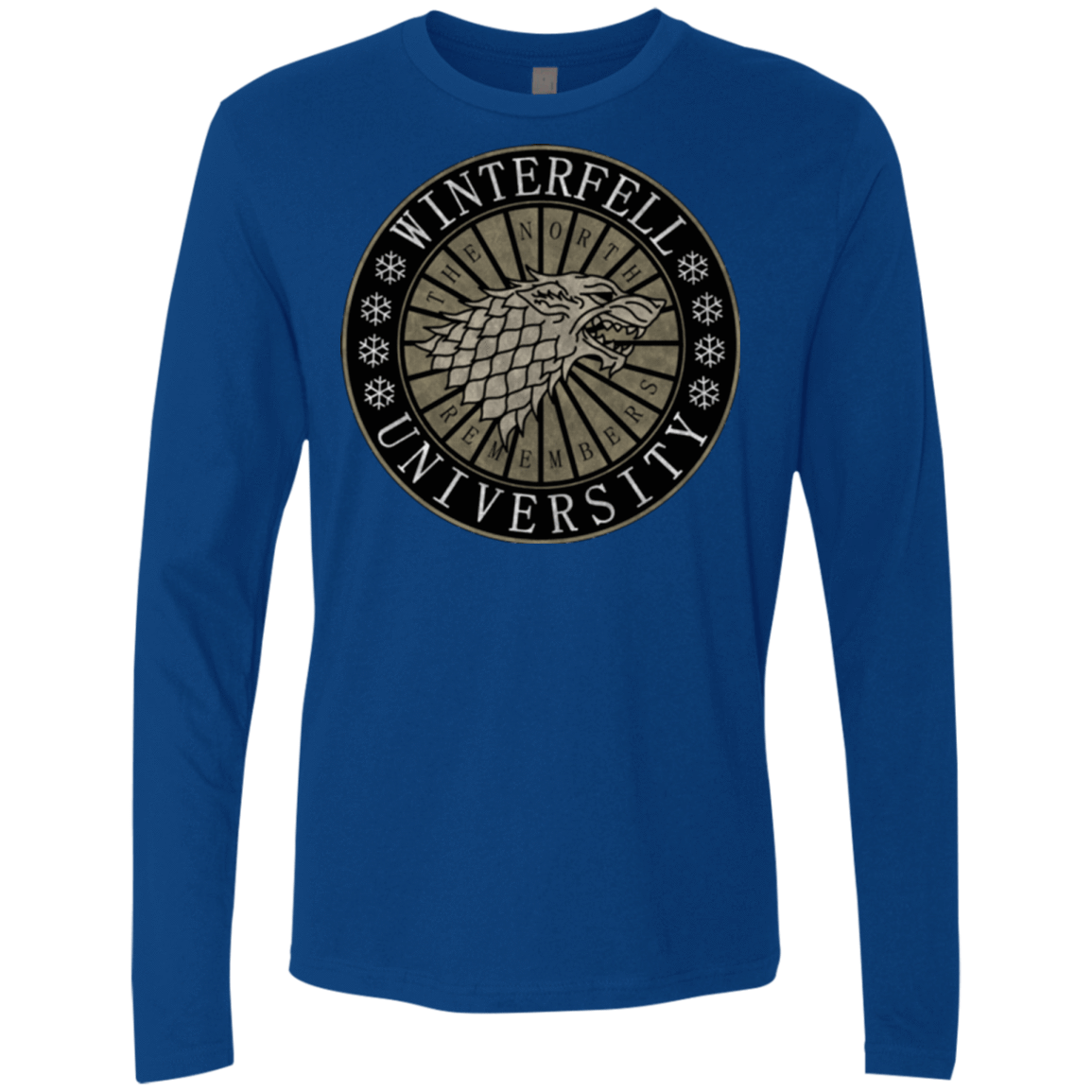 T-Shirts Royal / Small North university Men's Premium Long Sleeve