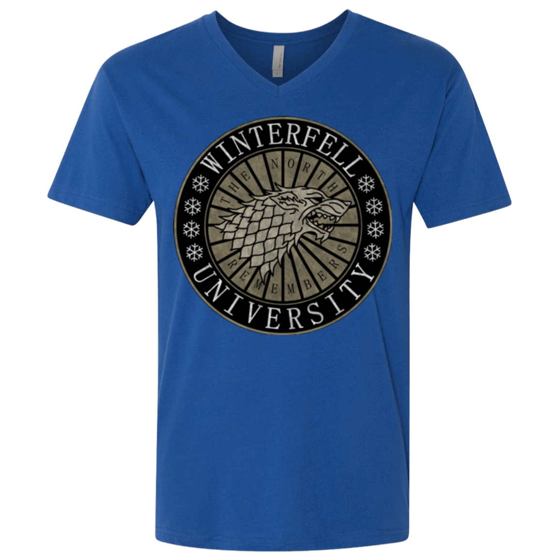 T-Shirts Royal / X-Small North university Men's Premium V-Neck