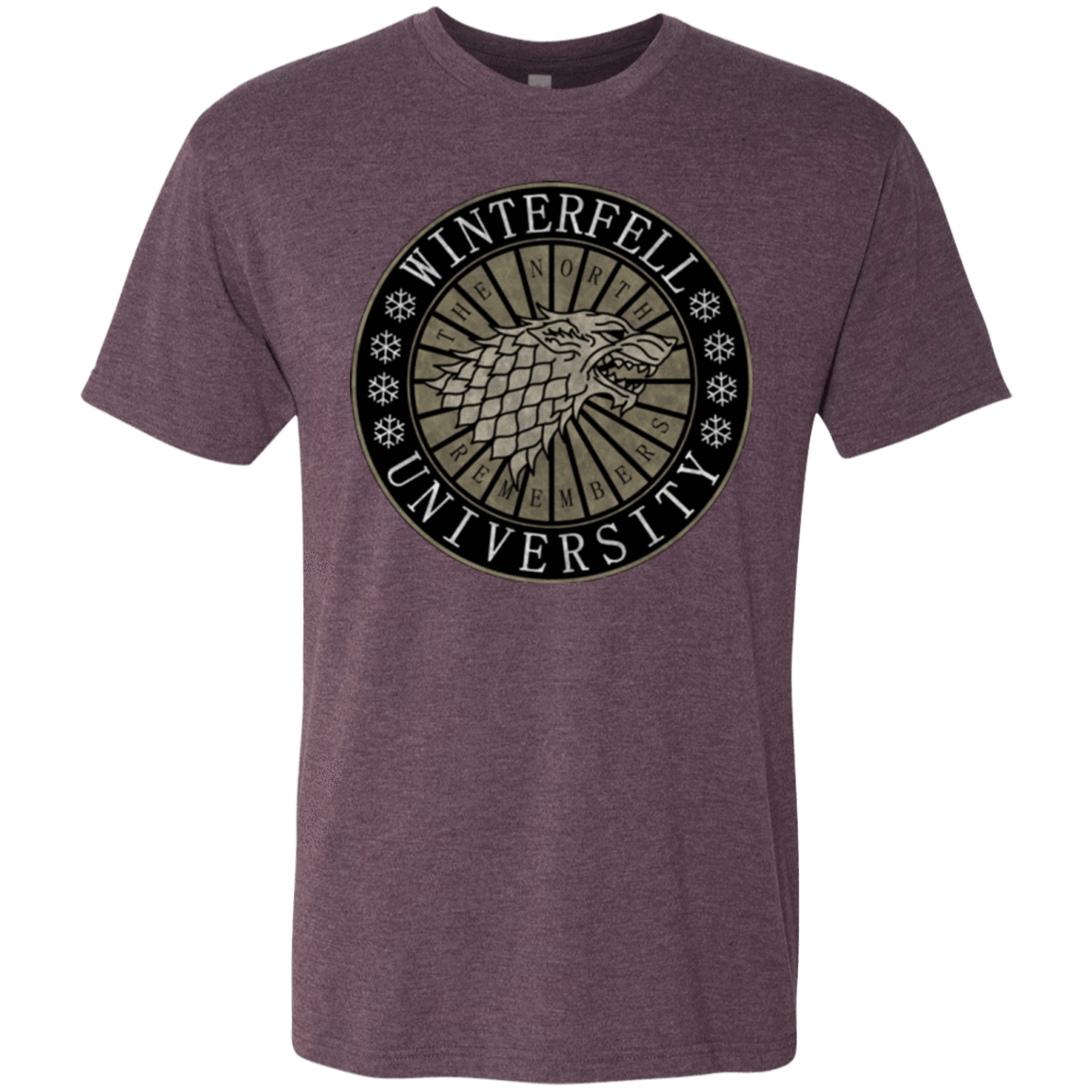 T-Shirts Vintage Purple / Small North university Men's Triblend T-Shirt
