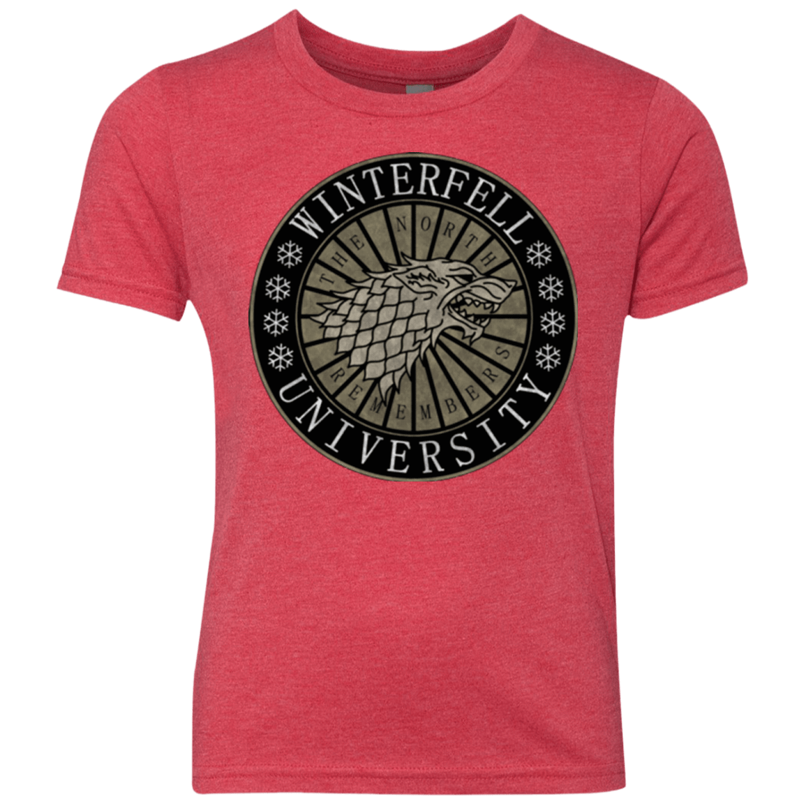 T-Shirts Vintage Red / YXS North university Youth Triblend T-Shirt