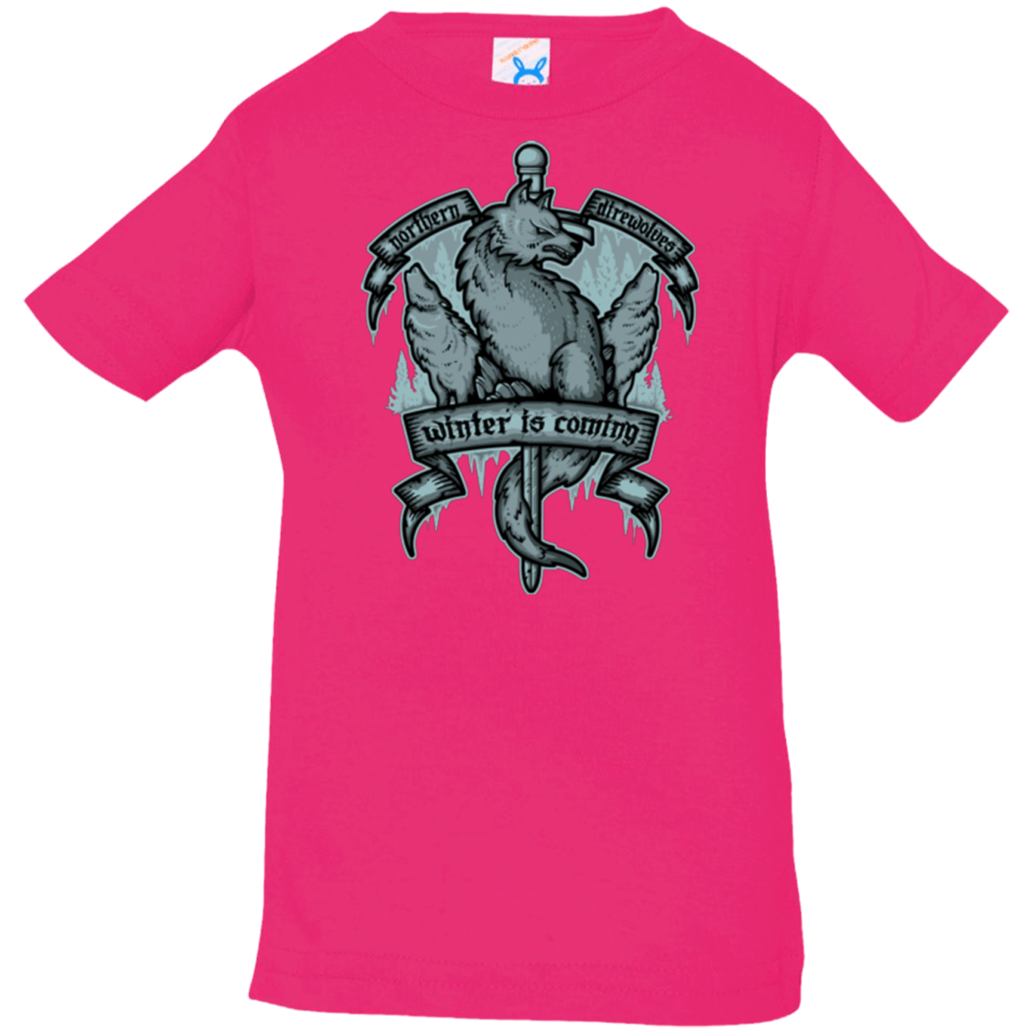 T-Shirts Hot Pink / 6 Months Northern Direwolves Infant PremiumT-Shirt