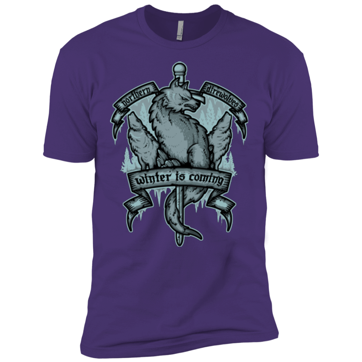 T-Shirts Purple / X-Small Northern Direwolves Men's Premium T-Shirt