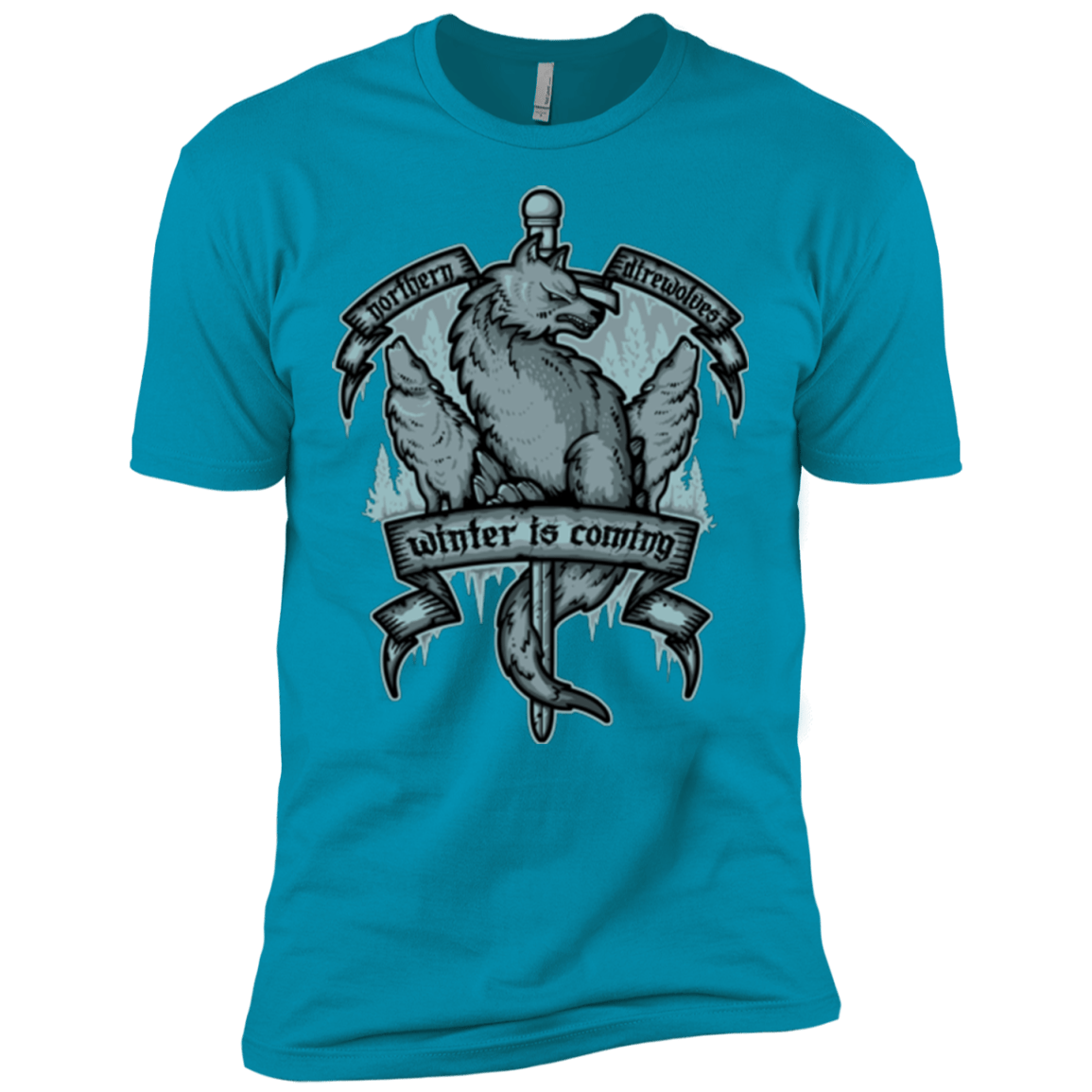T-Shirts Turquoise / X-Small Northern Direwolves Men's Premium T-Shirt