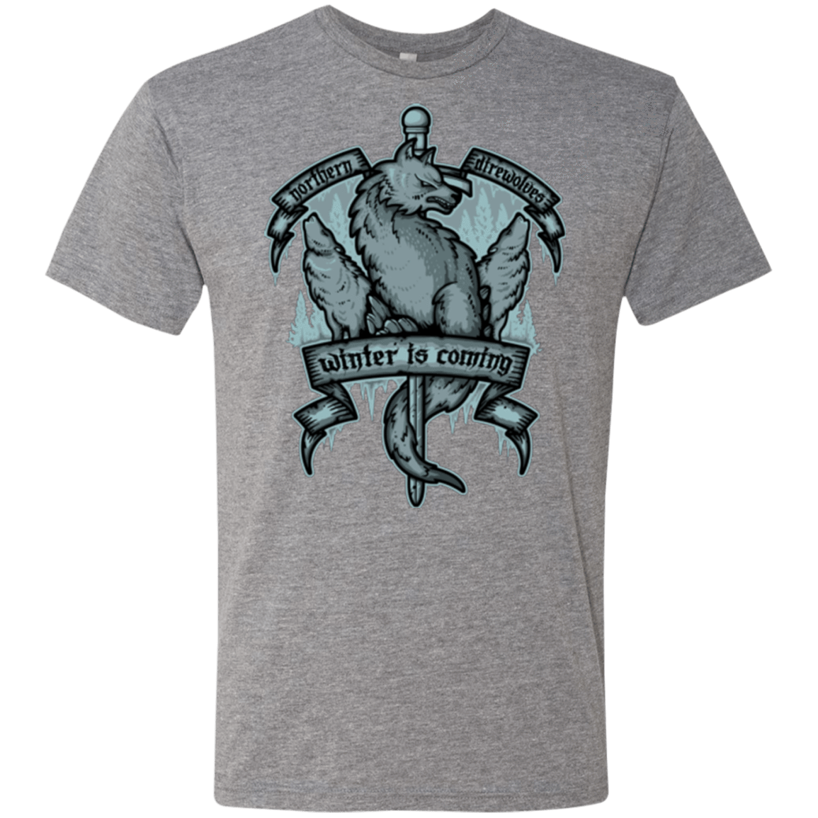 T-Shirts Premium Heather / Small Northern Direwolves Men's Triblend T-Shirt
