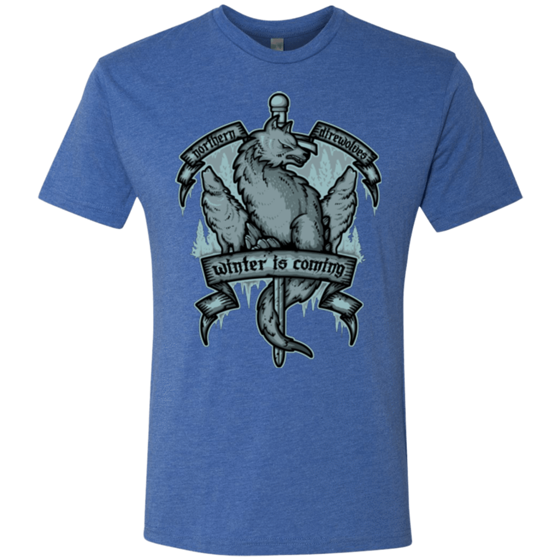 T-Shirts Vintage Royal / Small Northern Direwolves Men's Triblend T-Shirt