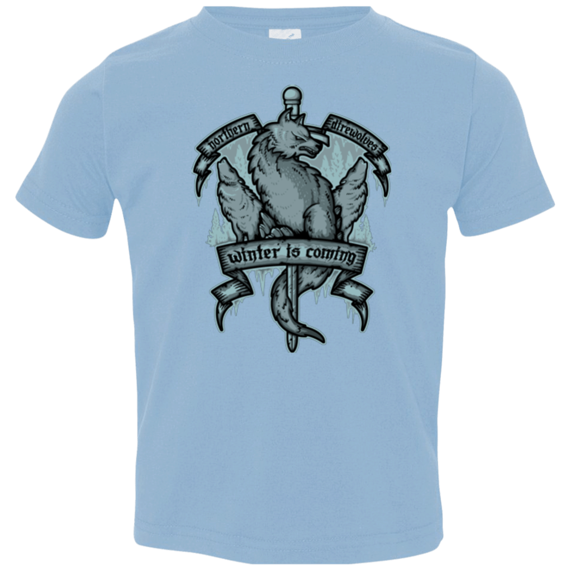T-Shirts Light Blue / 2T Northern Direwolves Toddler Premium T-Shirt