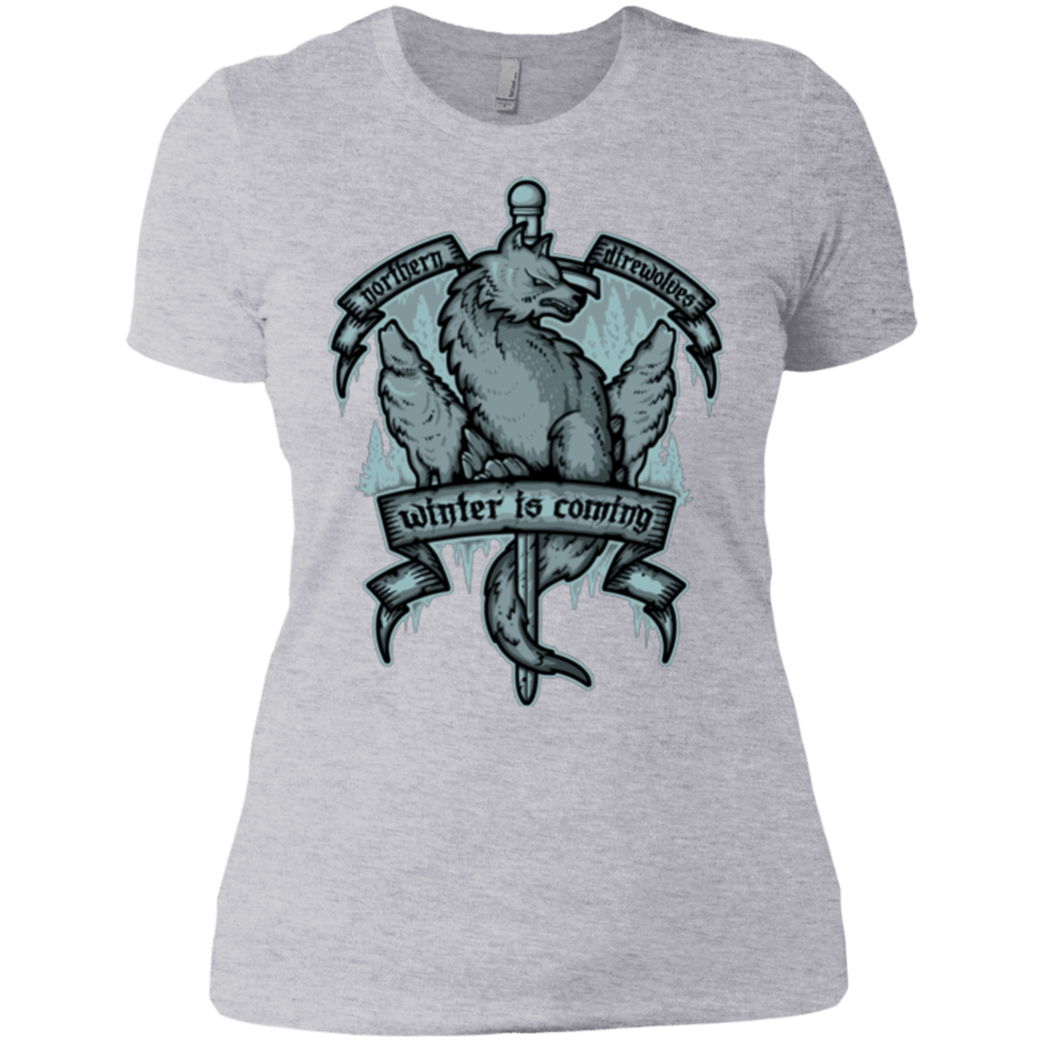 T-Shirts Heather Grey / X-Small Northern Direwolves Women's Premium T-Shirt