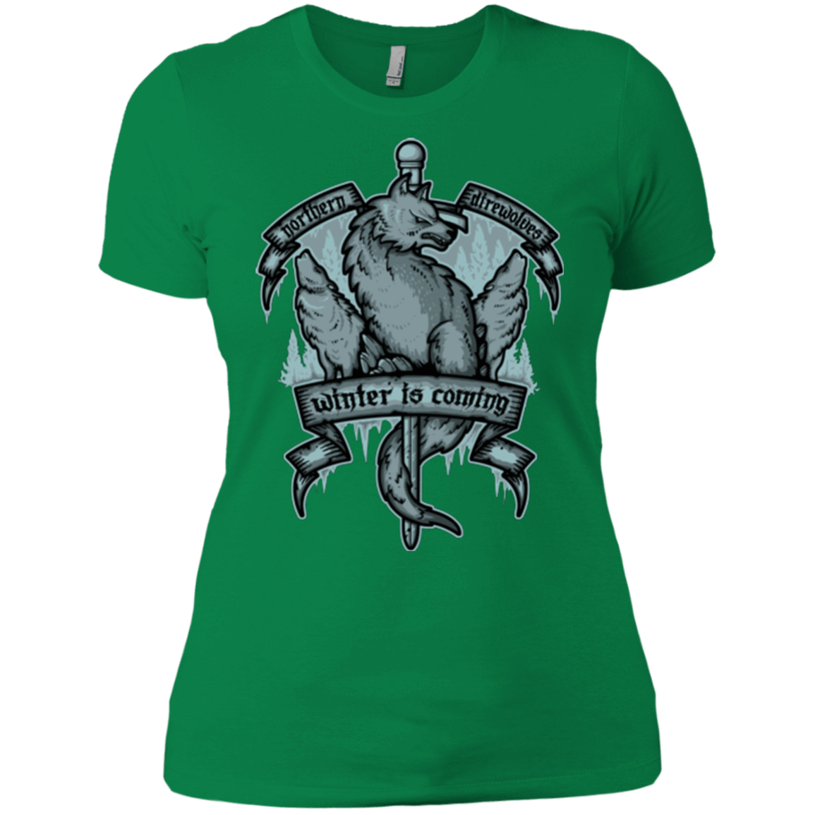 T-Shirts Kelly Green / X-Small Northern Direwolves Women's Premium T-Shirt