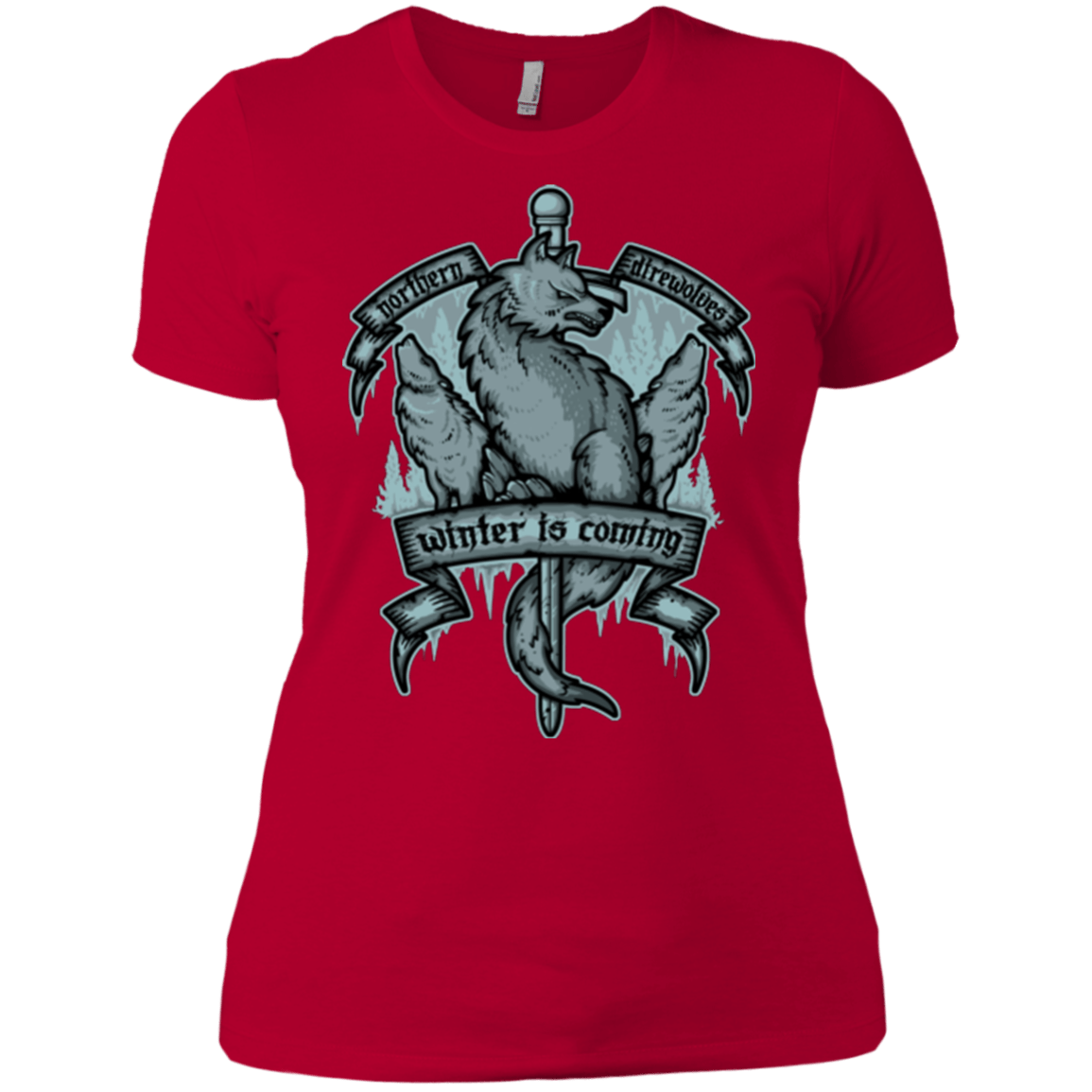 T-Shirts Red / X-Small Northern Direwolves Women's Premium T-Shirt