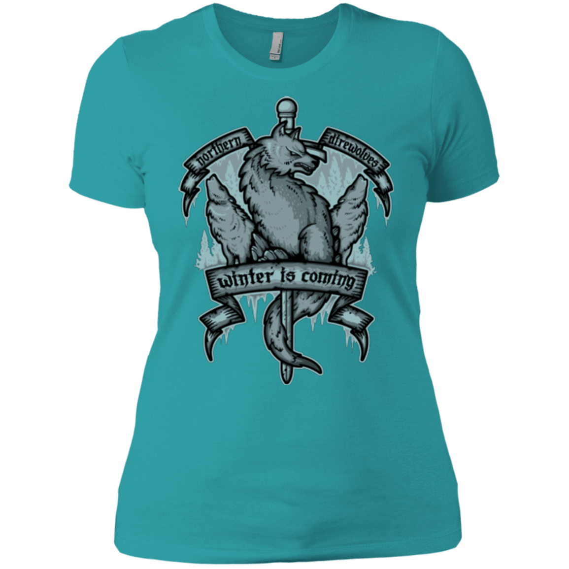 T-Shirts Tahiti Blue / X-Small Northern Direwolves Women's Premium T-Shirt